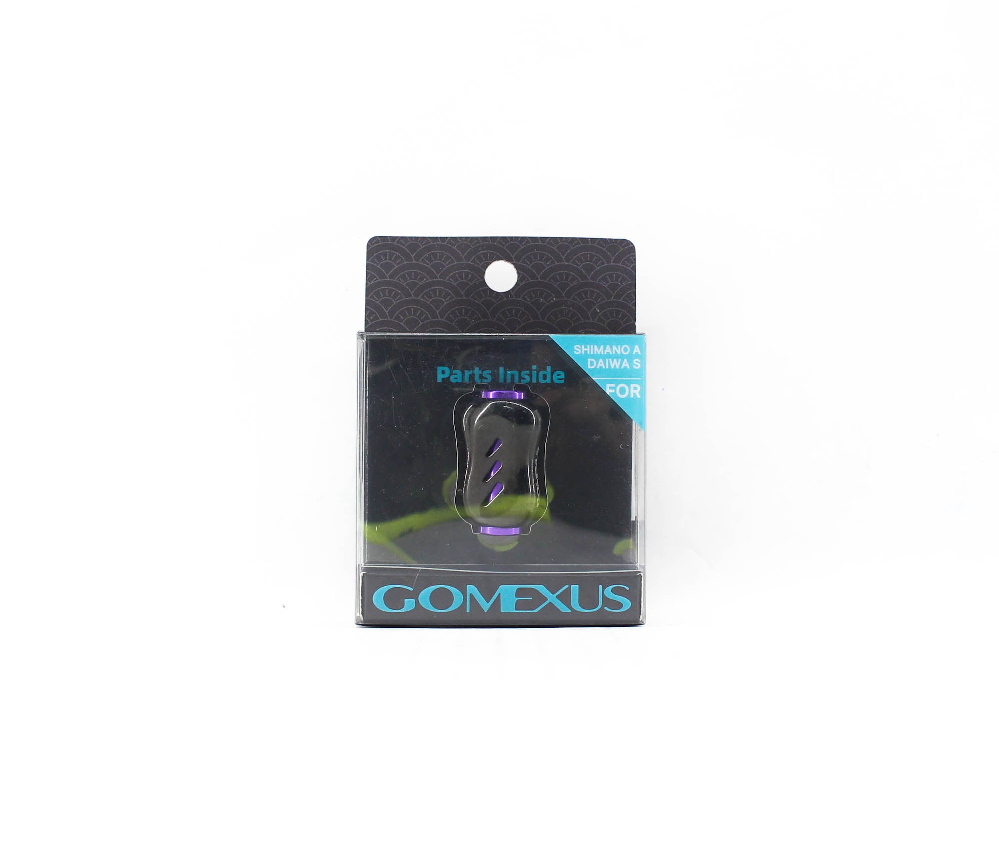 Gomexus T22BKPL Knob Titanium Black Purple 22mm Shimano A , Daiwa S (7917)