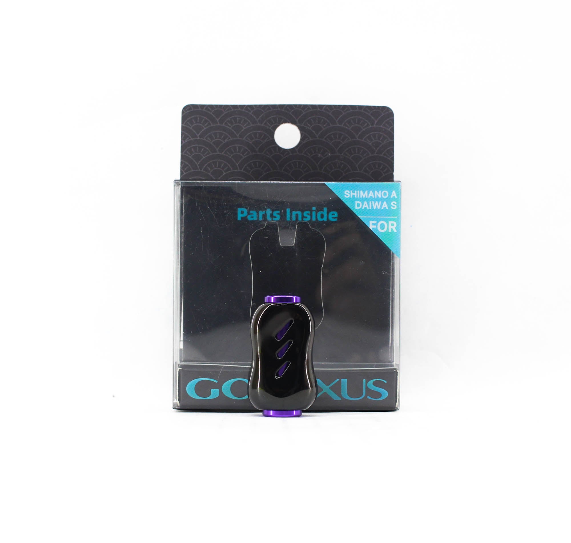 Gomexus T22BKPL Knob Titanium Black Purple 22mm Shimano A , Daiwa S (7917)