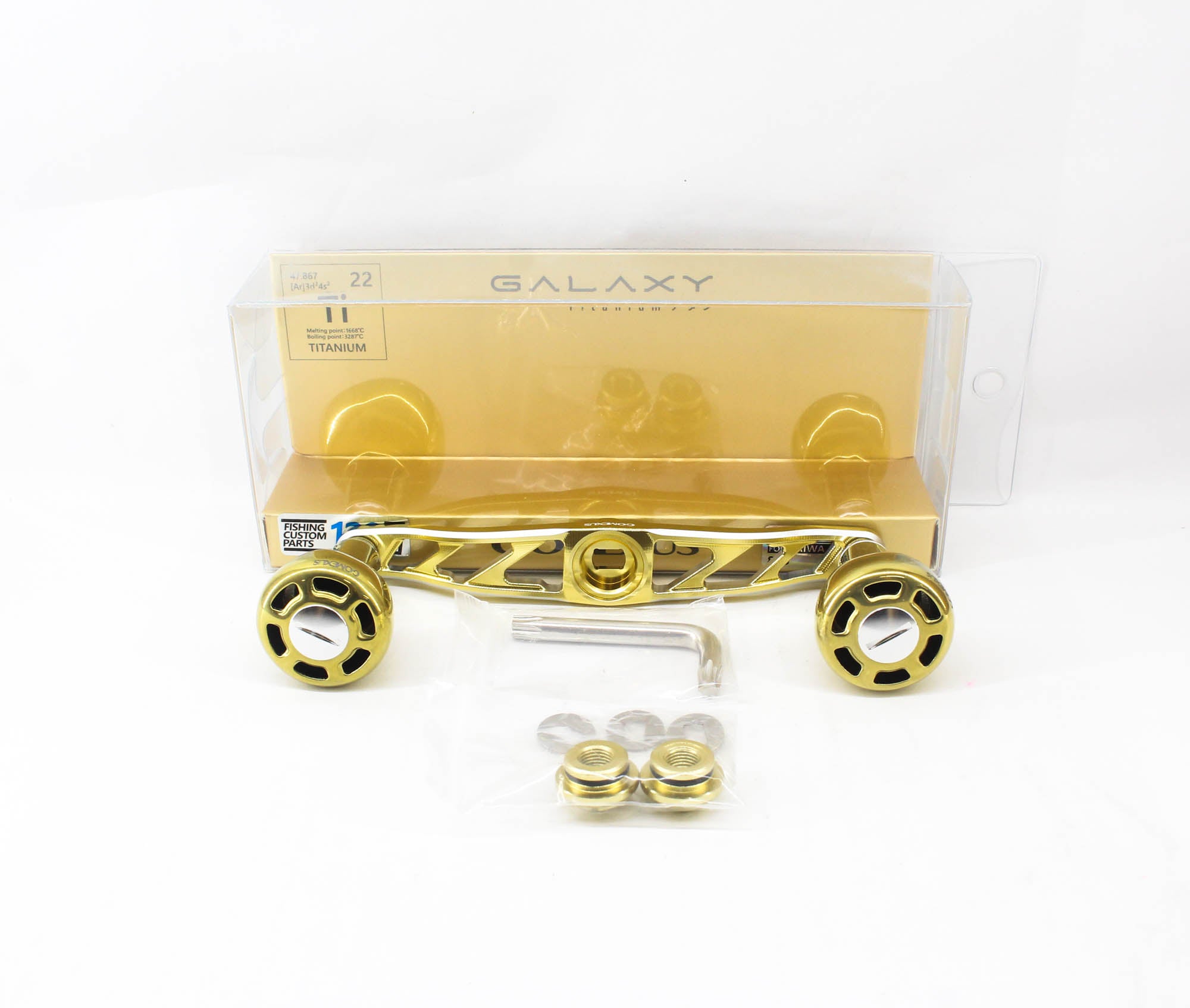 Gomexus BD120HTA30CQGD Handle Alu Gold 120mm 8x5mm Shimano (8471)