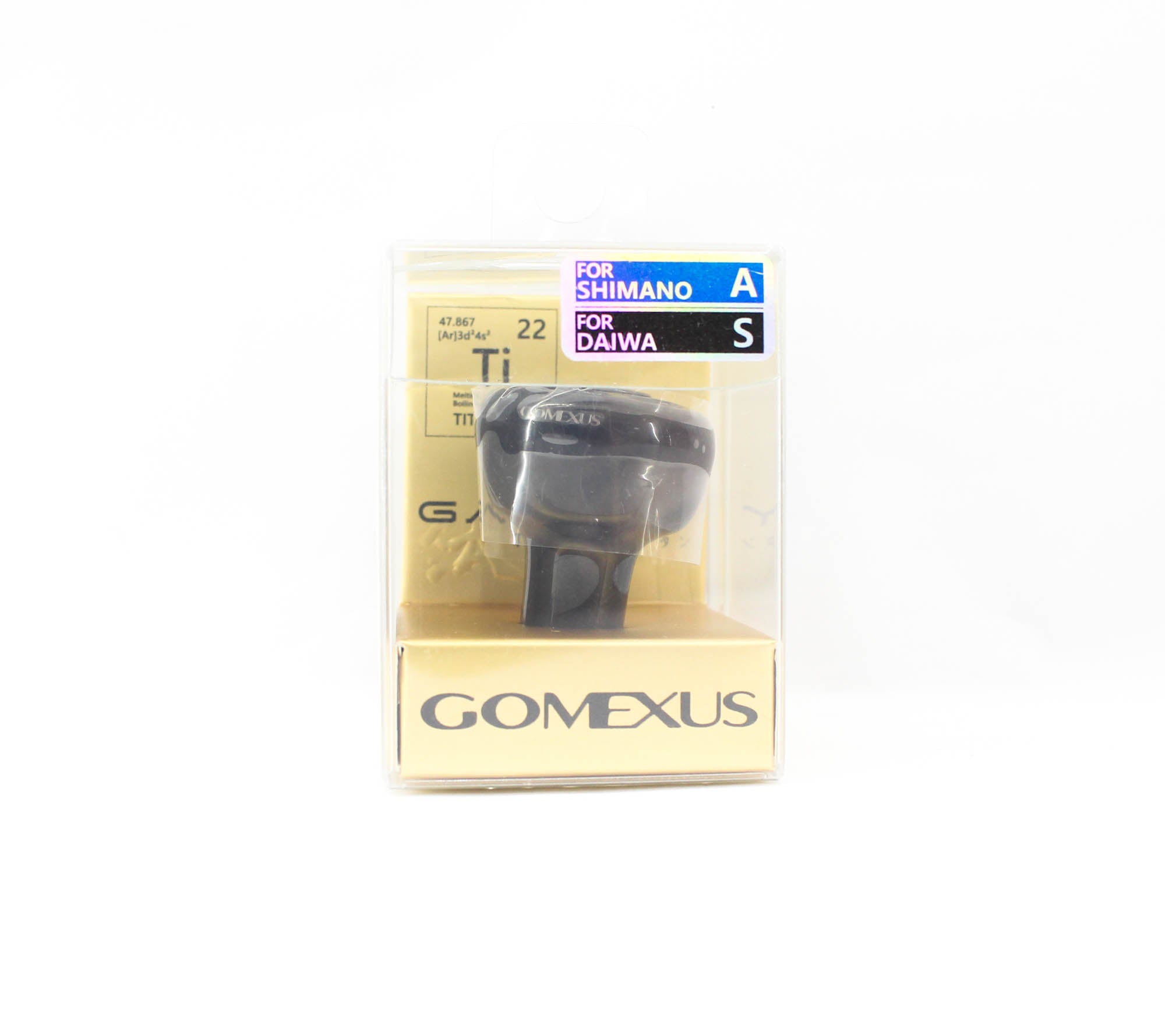 Gomexus TA30BKBK Knob Titanium Black 30mm Shimano A , Daiwa S (8518)