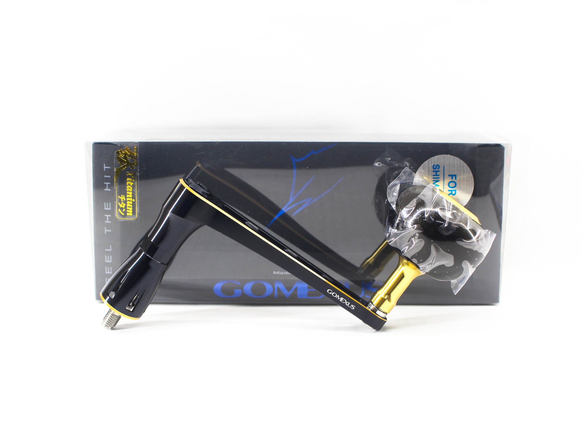 Gomexus LMY100-TB50BKGD-S Handle Spinning Alu Black 100mm Shimano (8525)