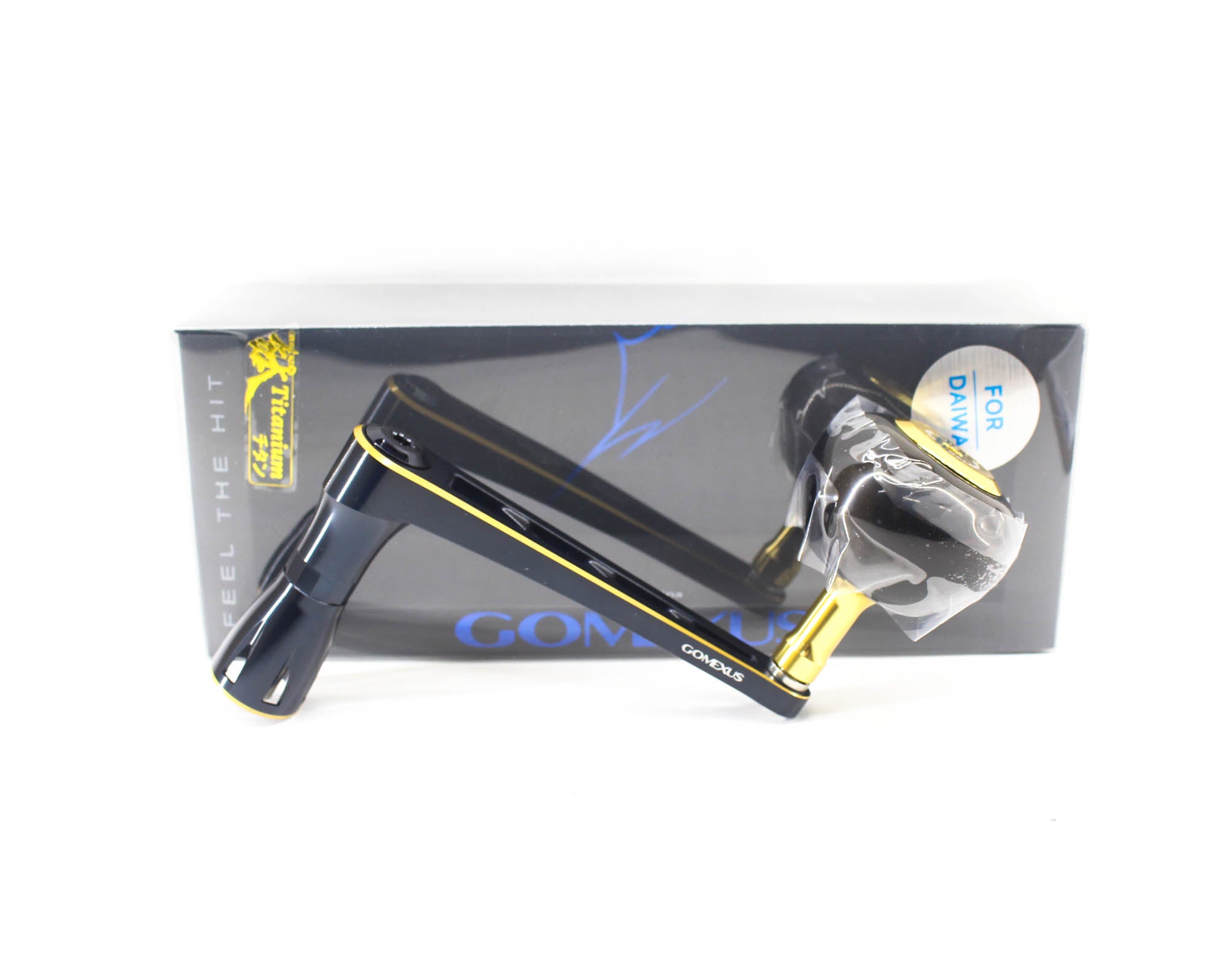 Gomexus LMY100-TB50BKGD-D Handle Spinning Alu Black 100mm Daiwa (8532)