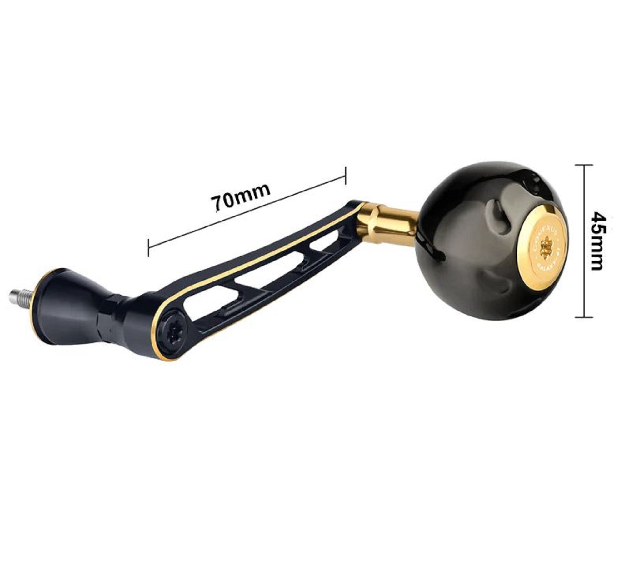 Gomexus CJ70S1BTB45BKGD Handle Spinning Alu Black 70mm Shimano Stella(8945)