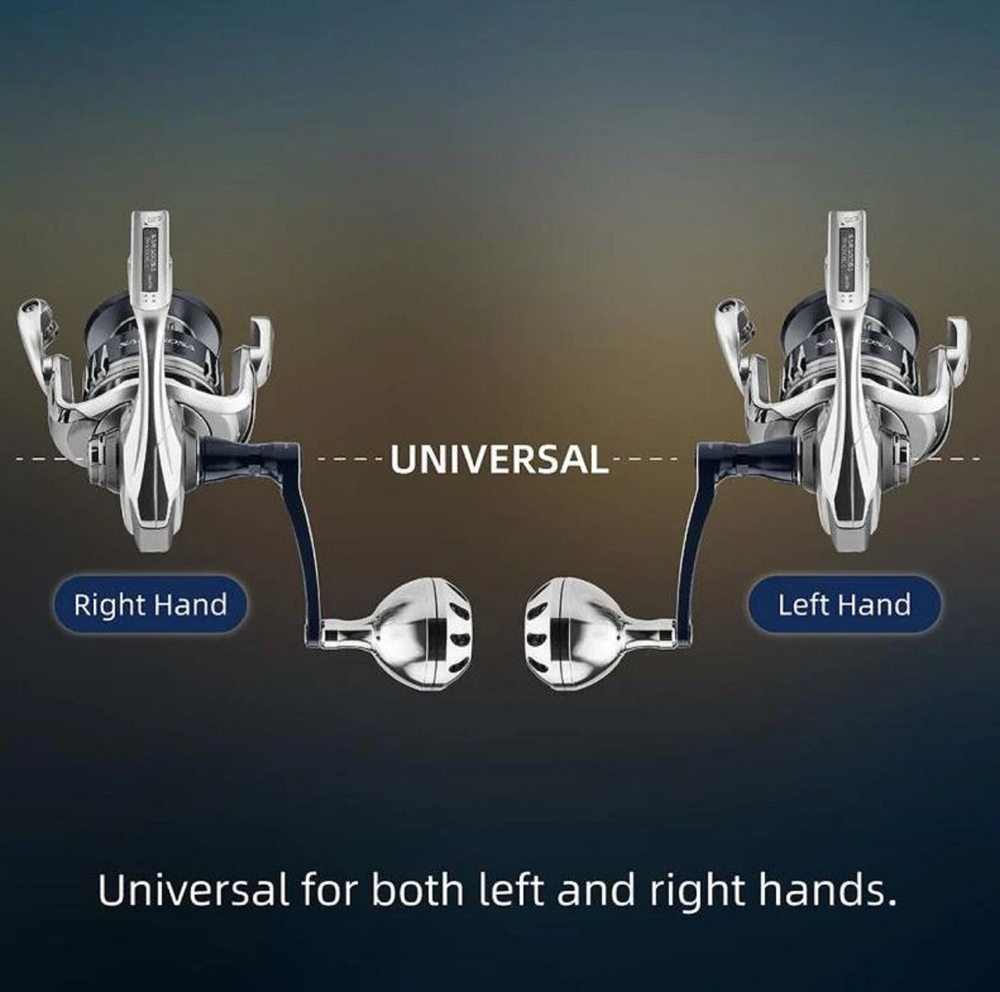 Gomexus CJ70S2BB45SRBK Handle Spinning Alu Black 70mm Shimano Stradic(8952)