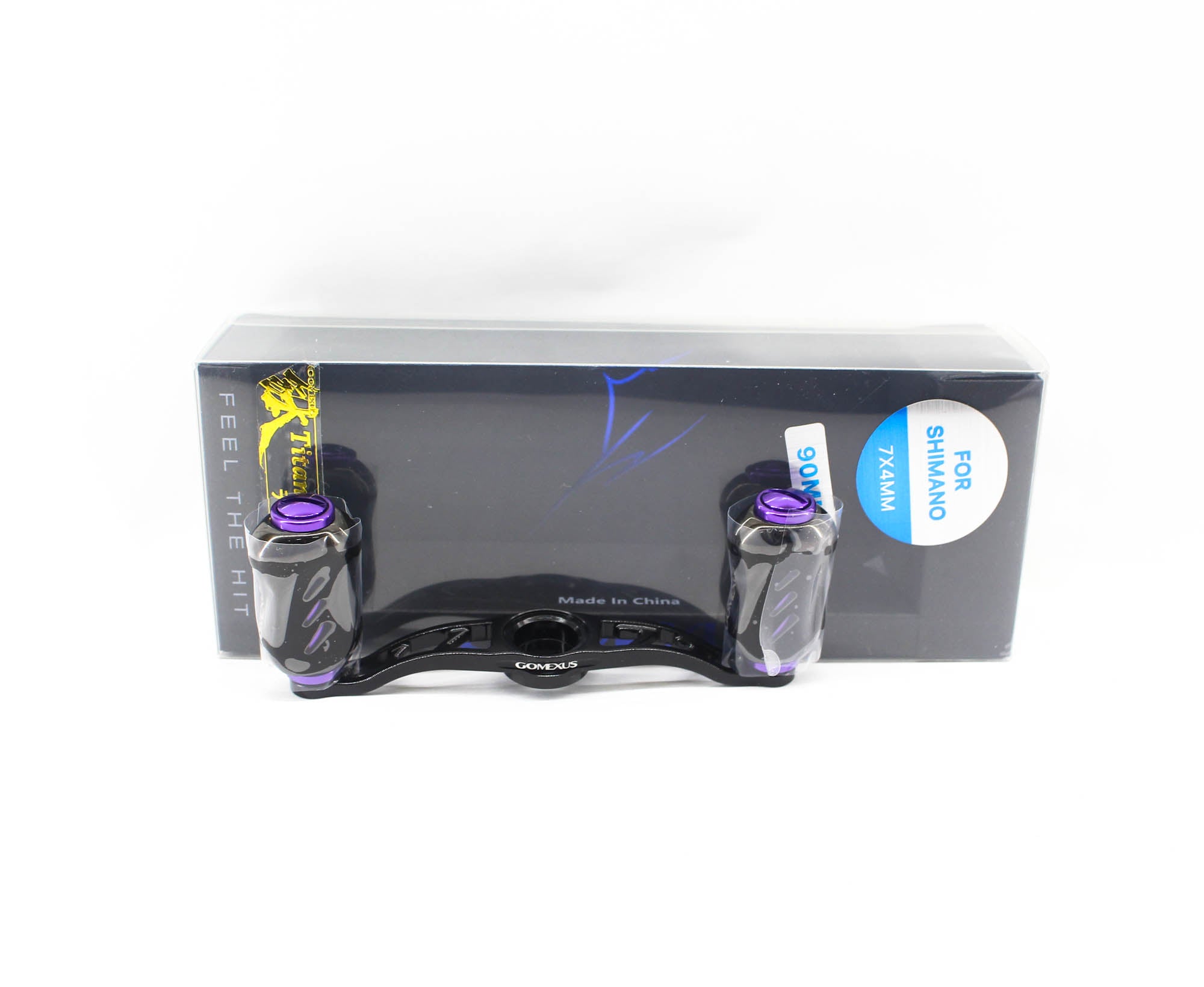 Gomexus BS90T22BKPL Handle Alu Black Purple 90mm 7x4mm Shimano (9058)