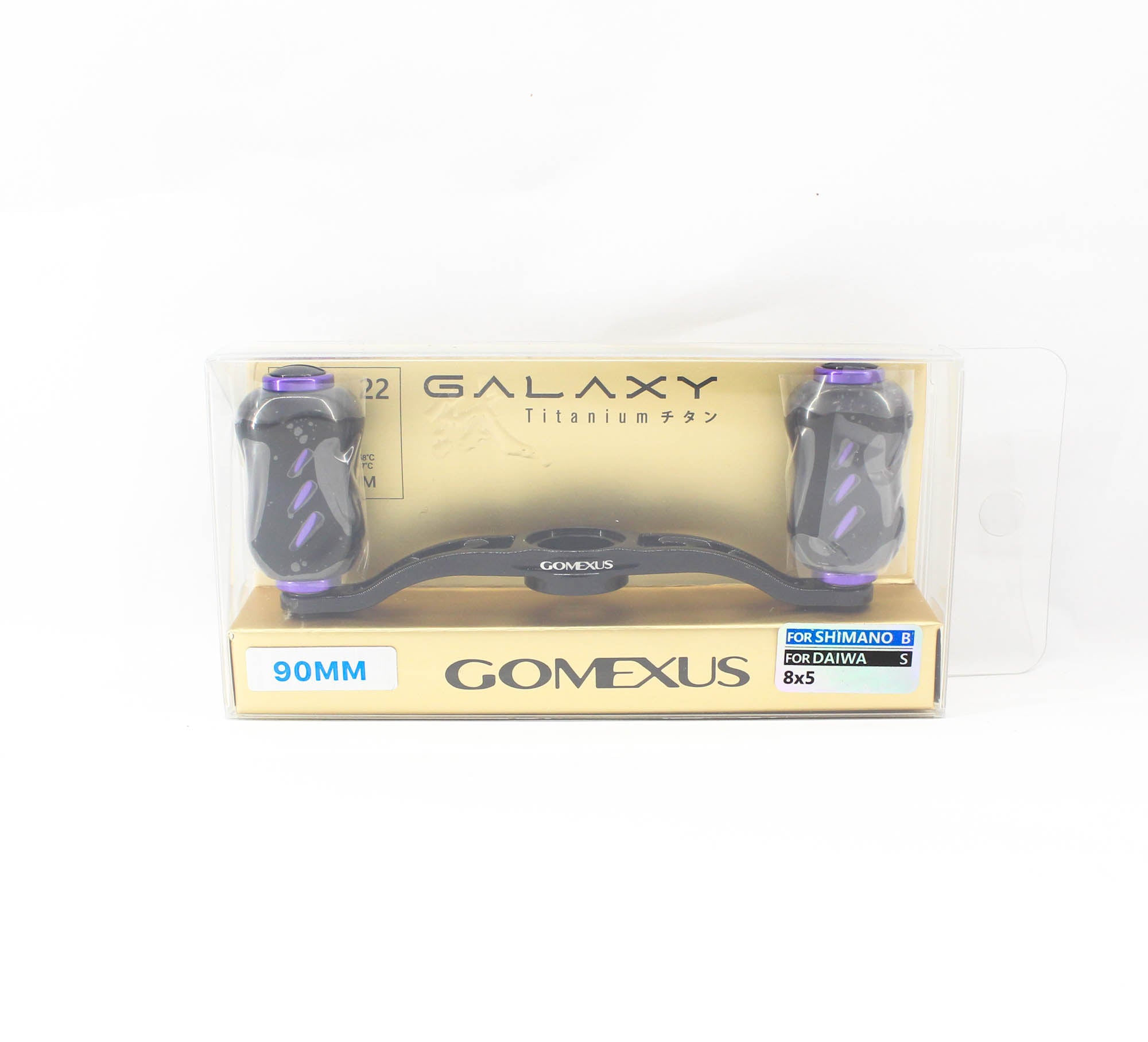 Gomexus BD90T22BKPL Handle Alu Black Purple 90mm 8x5mm Daiwa (9065)