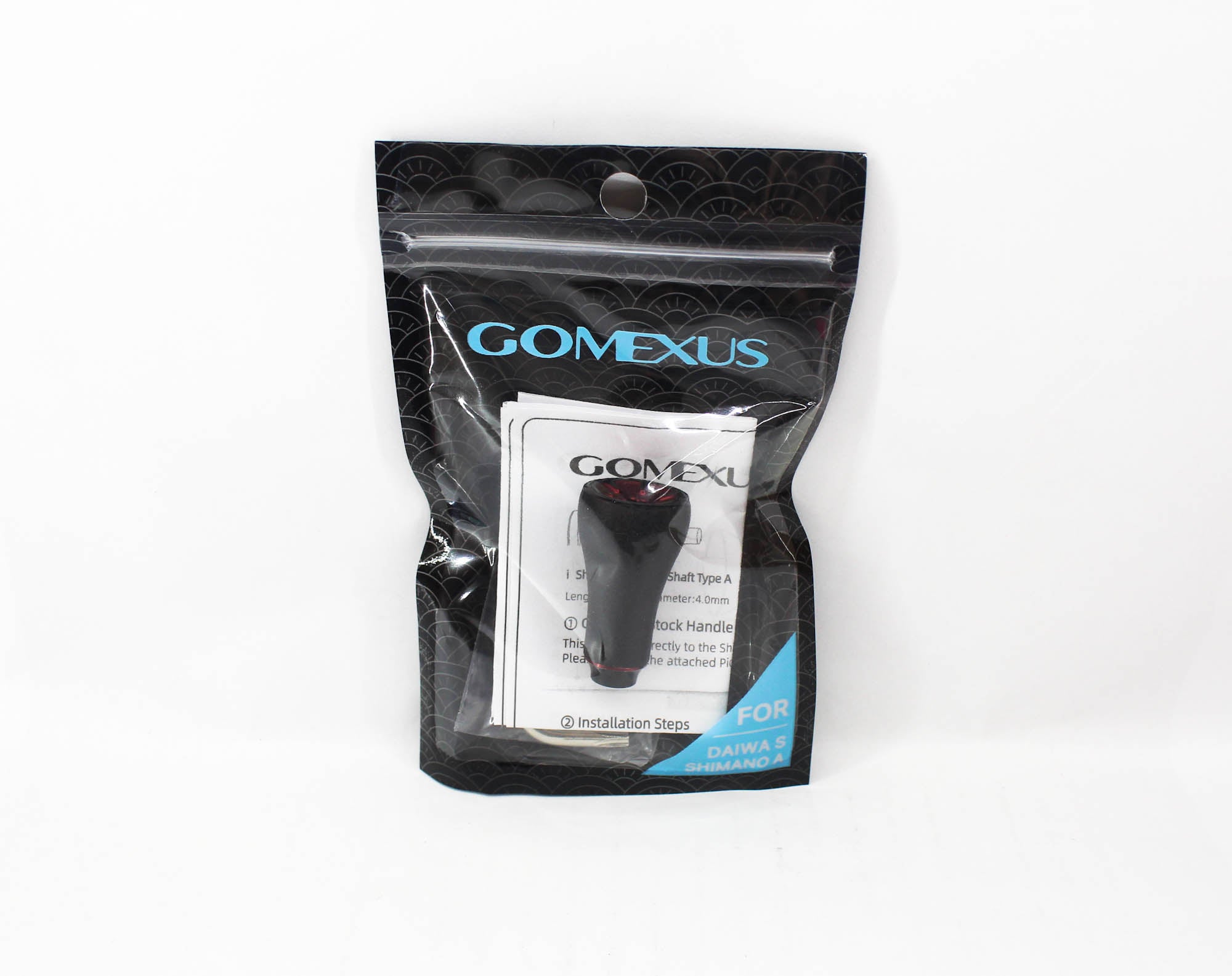 Gomexus TPE20BKBKRD Knob TPE Red 38mm Shimano A , Daiwa S (9258)