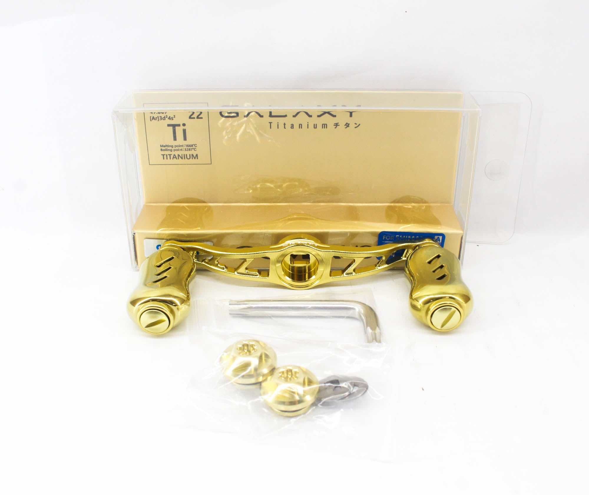 Gomexus BS90T22CQGD Handle Alu Gold 90mm 7x4mm Shimano (9492)