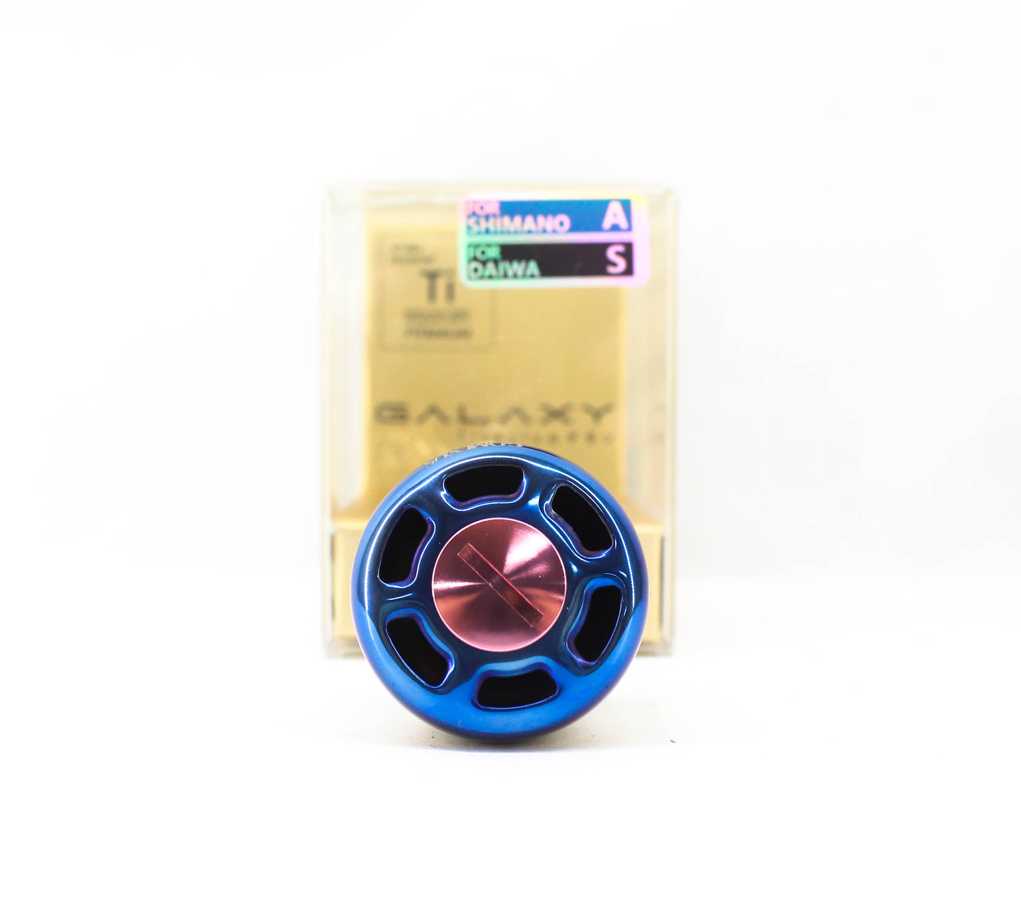 Gomexus TA30SJPK Knob Titanium Flame Galaxy 30mm Shimano A , Daiwa S (9874)