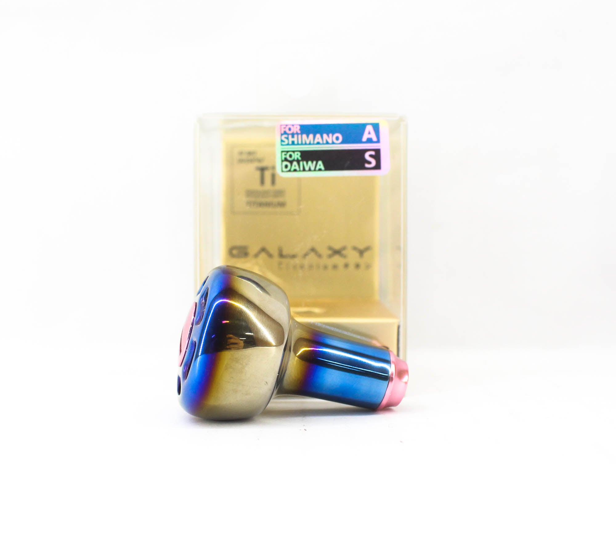 Gomexus TA30SJPK Knob Titanium Flame Galaxy 30mm Shimano A , Daiwa S (9874)