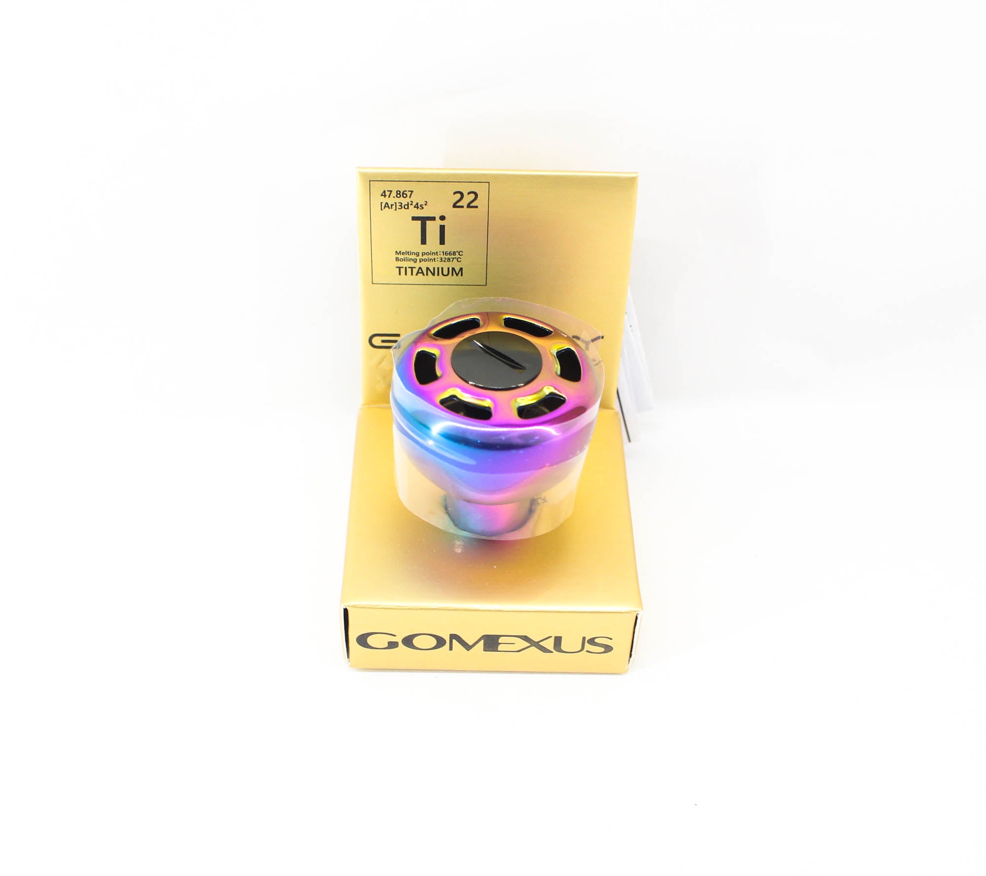 Gomexus TA30CJBK Knob Titanium Flame Galaxy 30mm Shimano A , Daiwa S (9898)