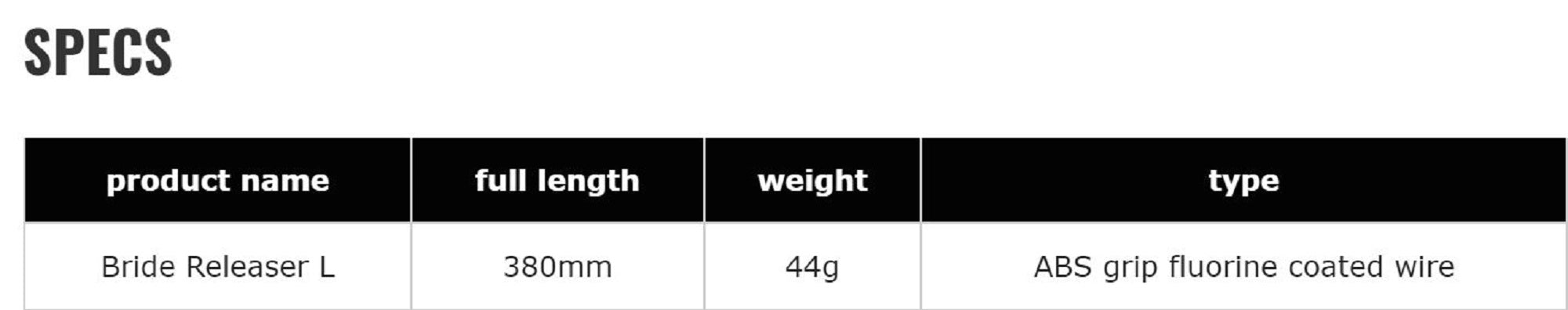 Valkein Blade Releaser 350mm 43grams A141 (7969)