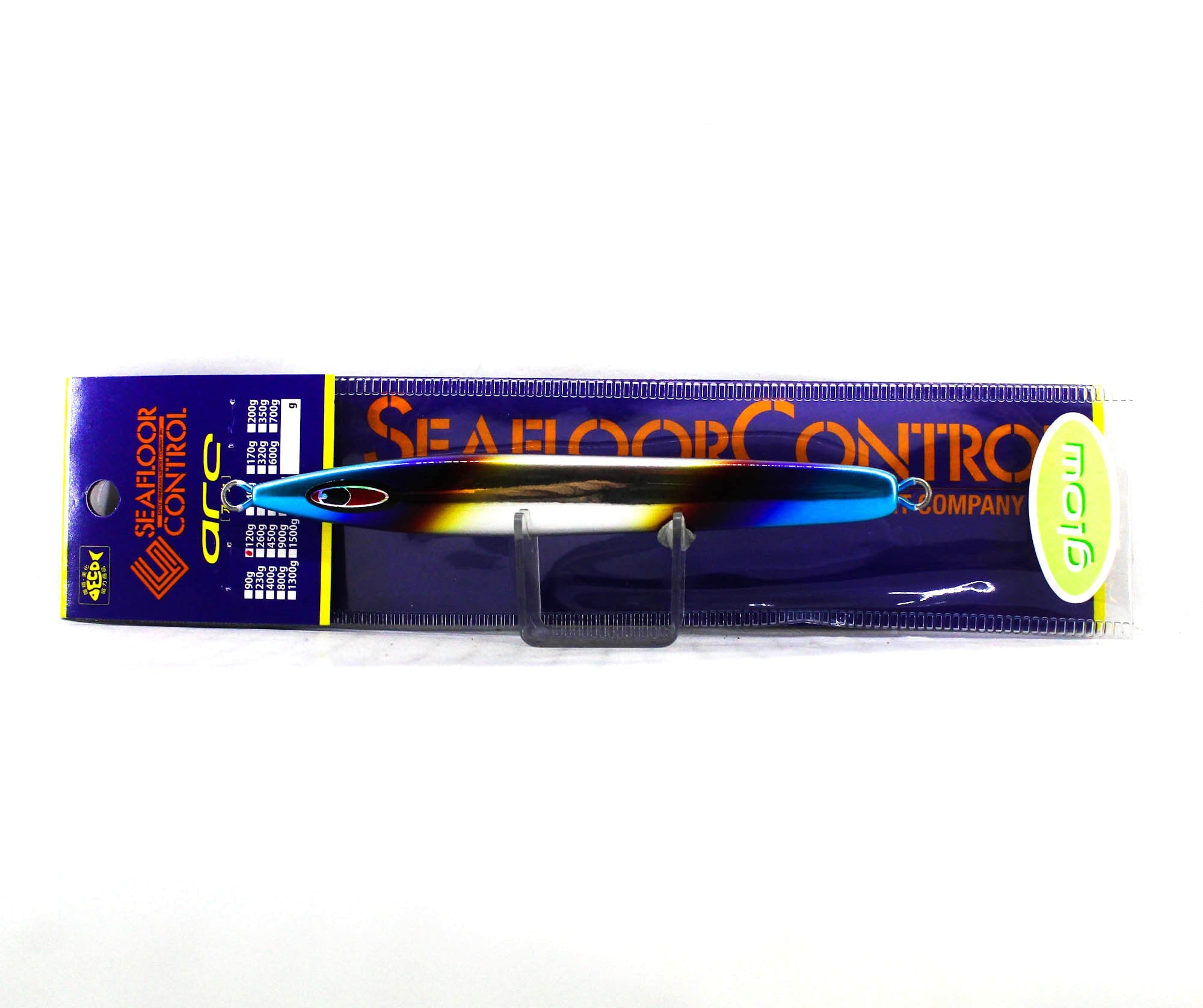 Seafloor Control Metal Jig Arc 120 grams Titan Red Pearl Dot Glow (5580)