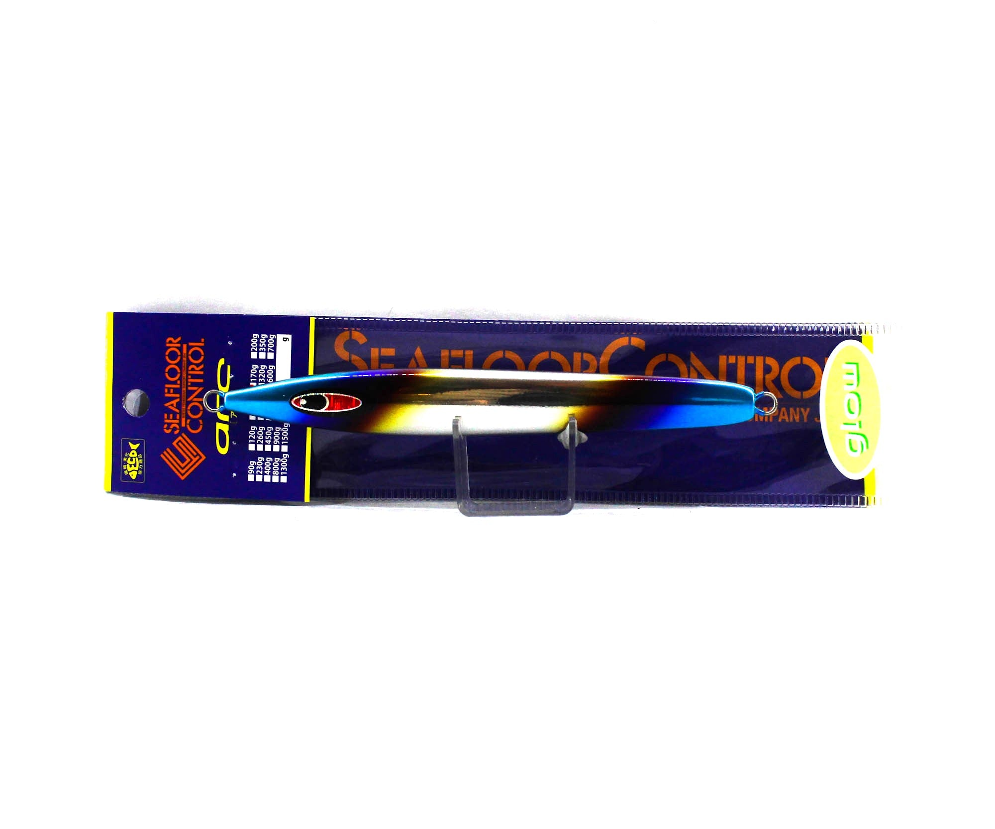 Seafloor Control Metal Jig Arc 170 grams Titan Red Pearl Dot Glow (5603)
