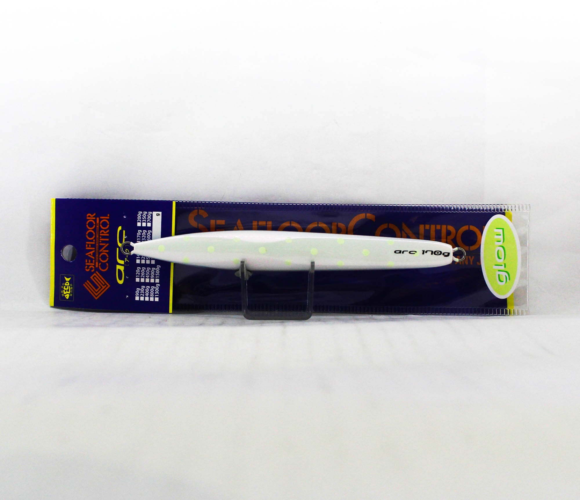 Seafloor Control Metal Jig Arc 170 grams Titan Red Pearl Dot Glow (5603)