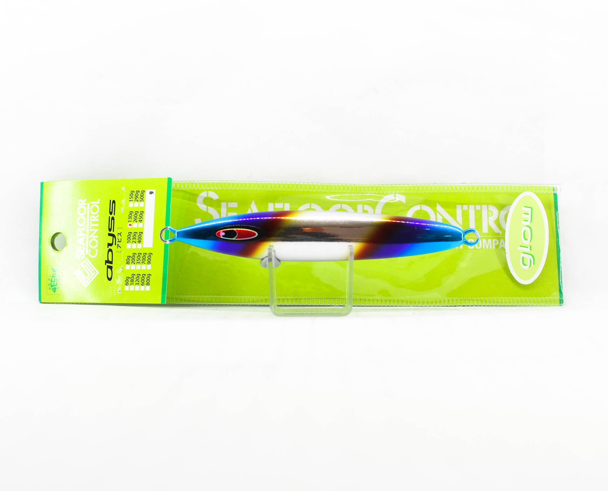 Seafloor Control Metal Jig Abyss 130 grams Titan Red Pearl Dot Glow (5993)