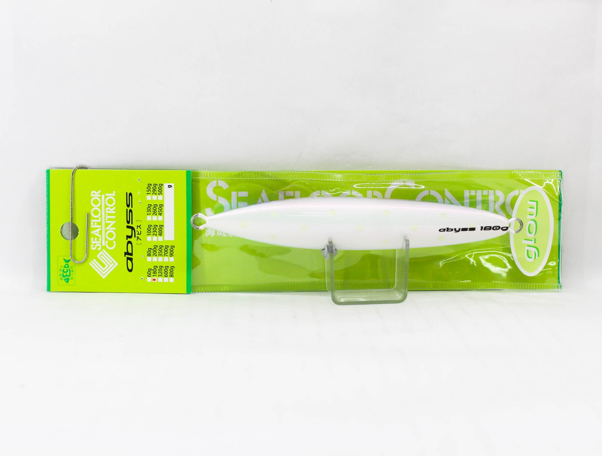 Seafloor Control Metal Jig Abyss 180 grams Titan Red Pearl Dot Glow (6013)