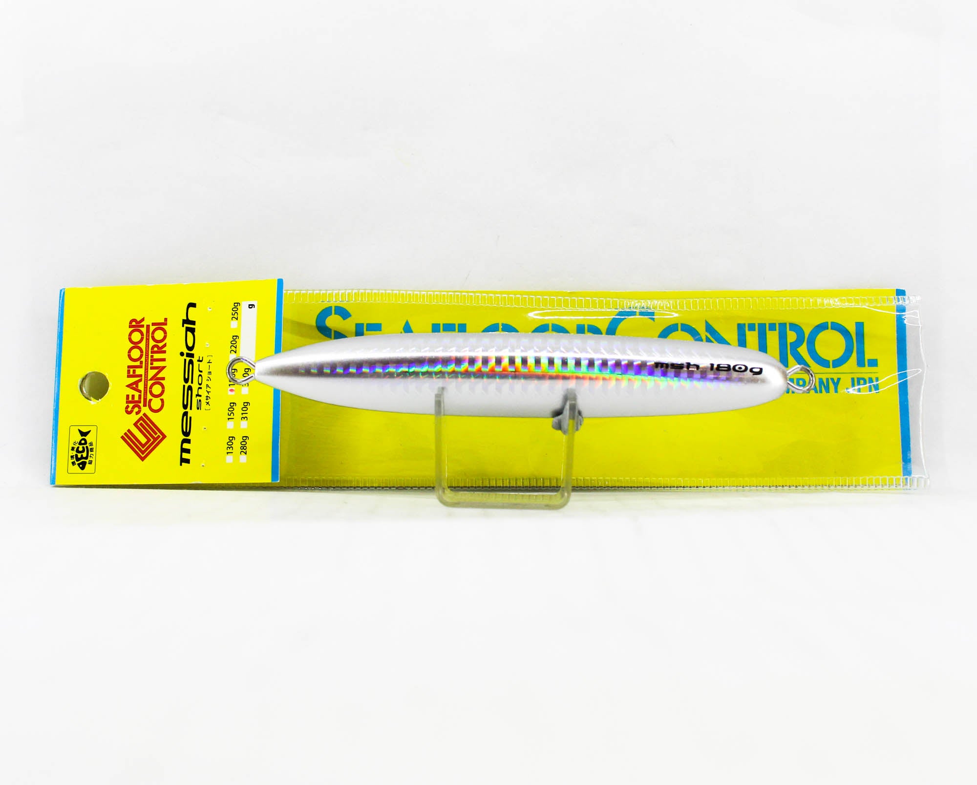 Seafloor Control Metal Jig Messiah short 180 grams Silver (3072)