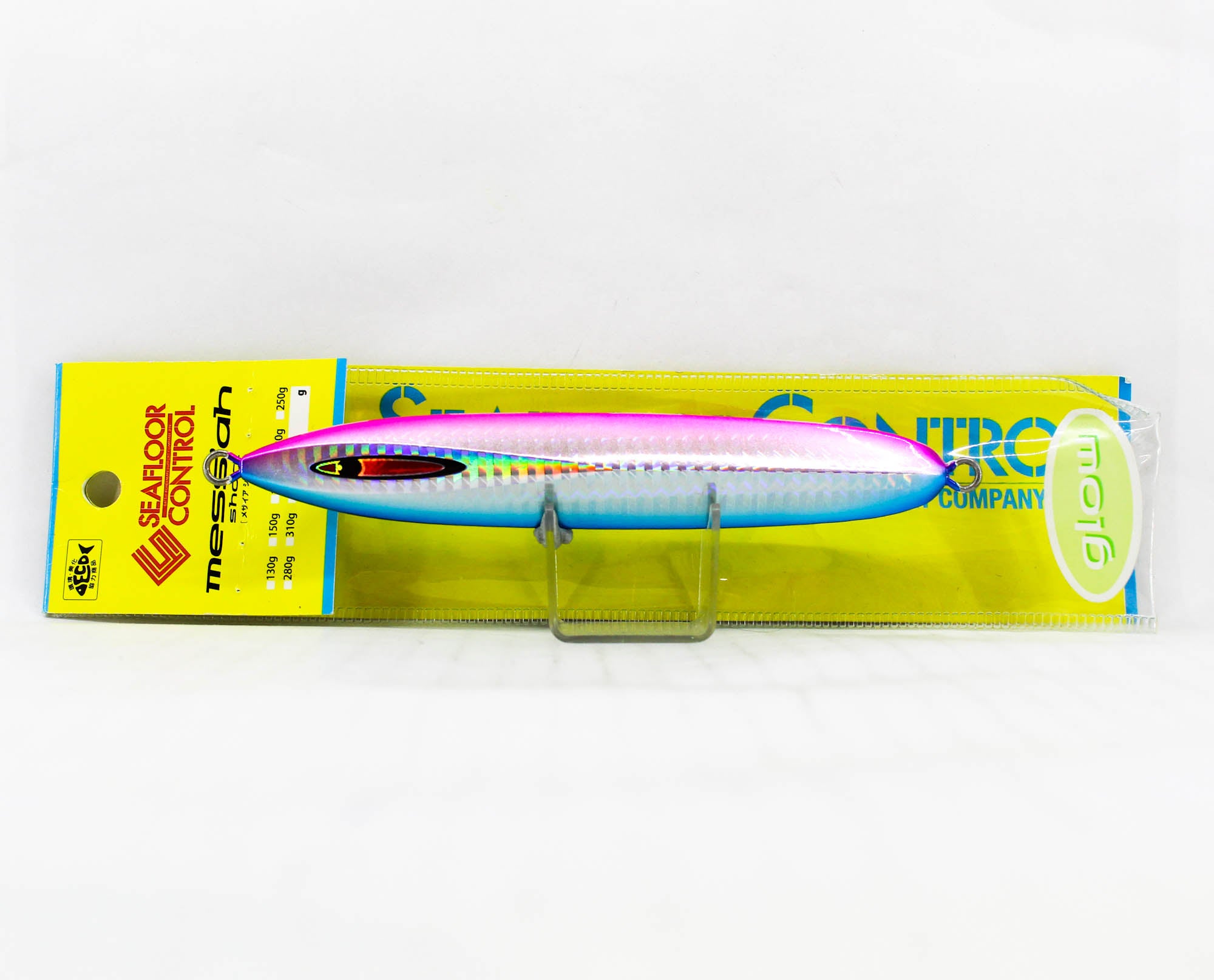 Seafloor Control Metal Jig Messiah short 220 grams PBZ Glow (4468)