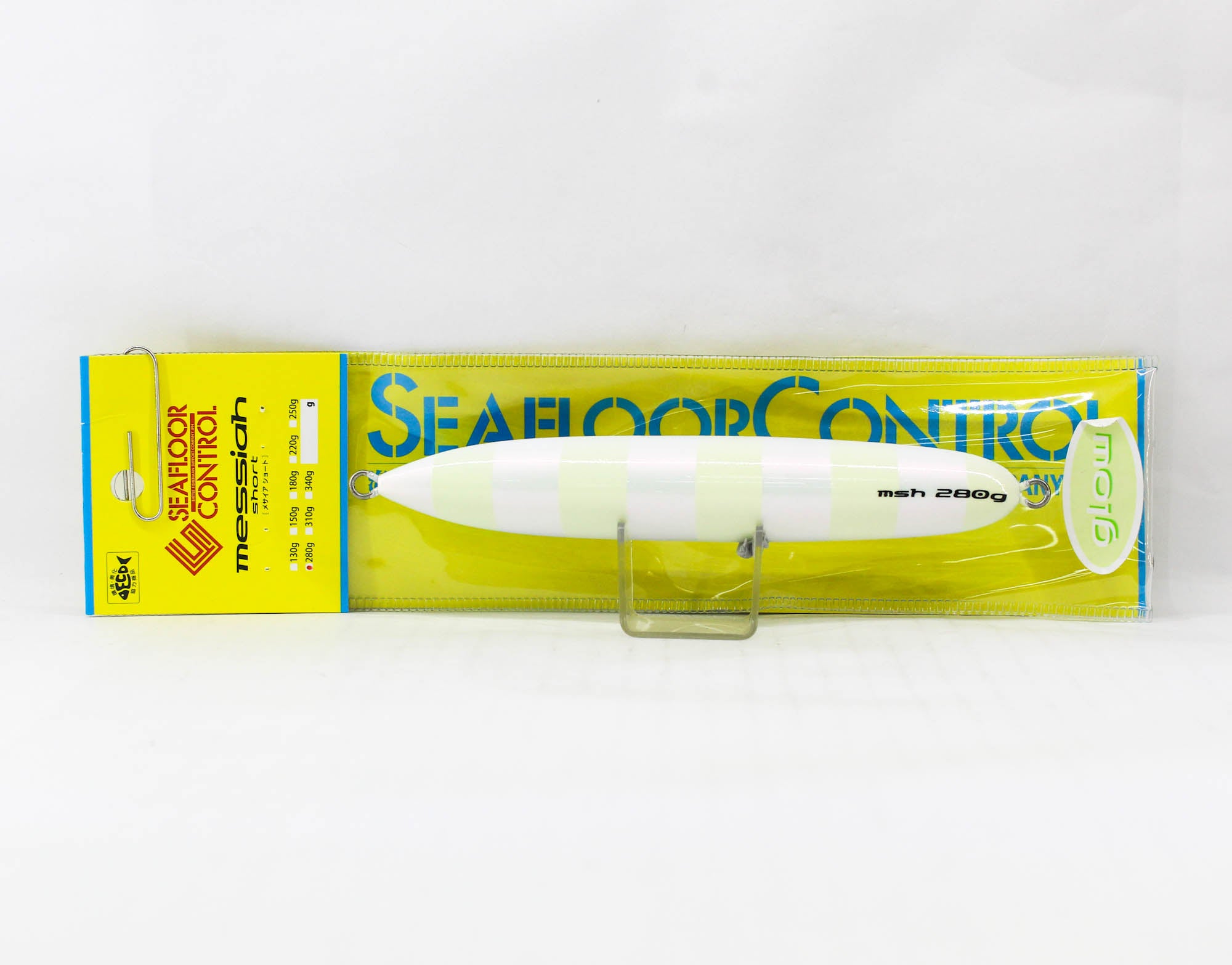 Seafloor Control Metal Jig Messiah short 280 grams Titan RPZ Glow (5427)