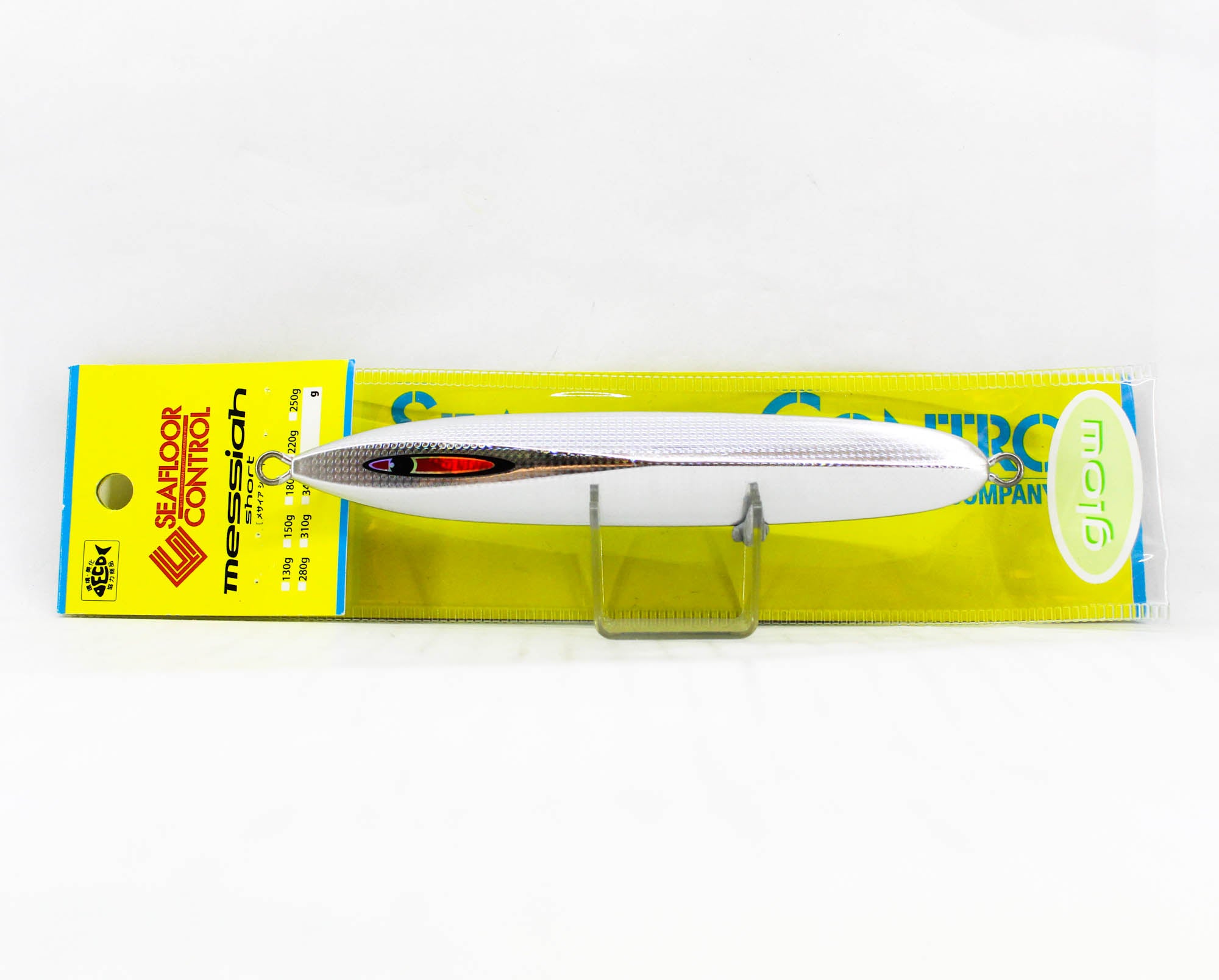 Seafloor Control Metal Jig Messiah Short 220 grams Silver Glow GR (5617)
