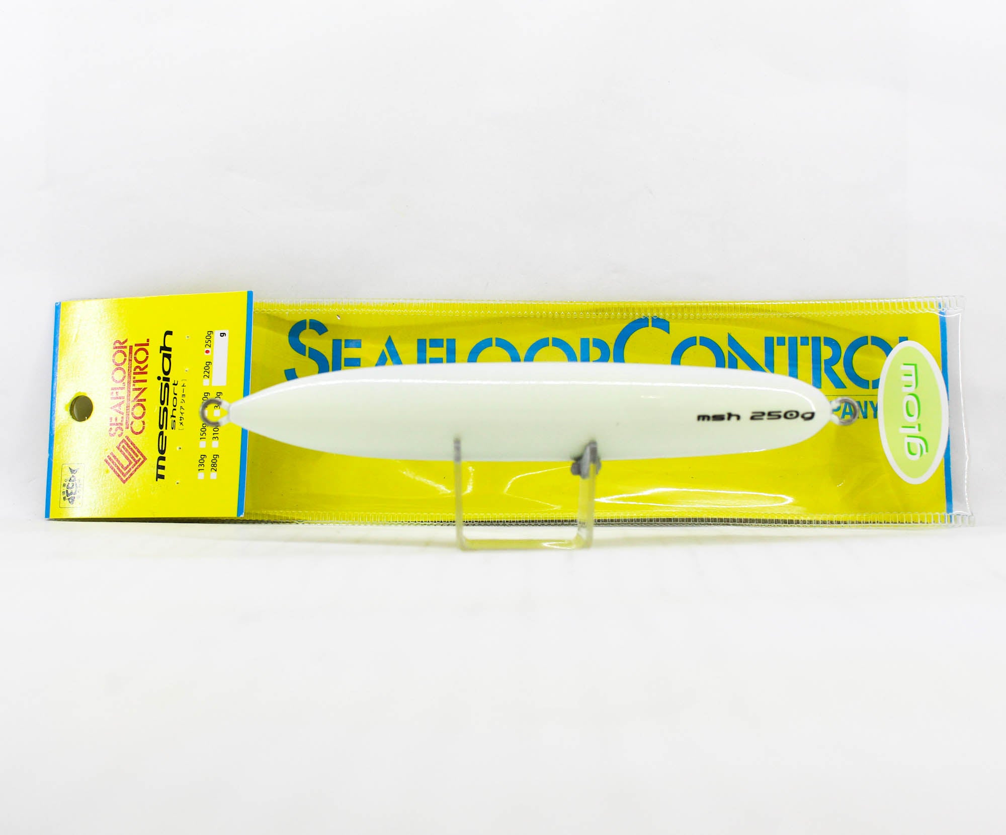 Seafloor Control Metal Jig Messiah Short 250 grams Silver Glow GR (5624)