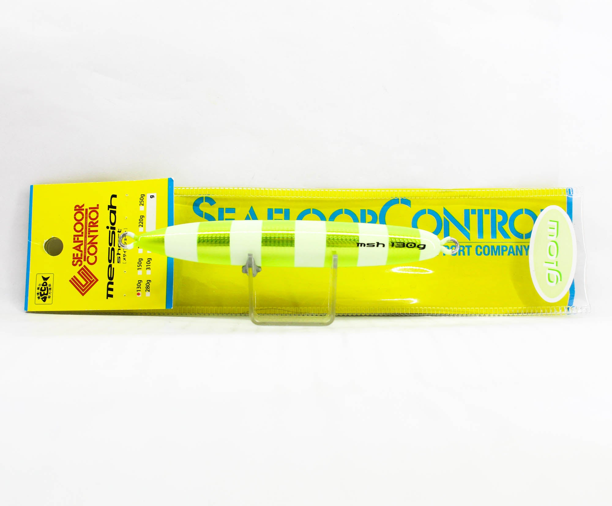 Seafloor Control Metal Jig Messiah Short 130 grams Chart Yellow ZGGR (5662)
