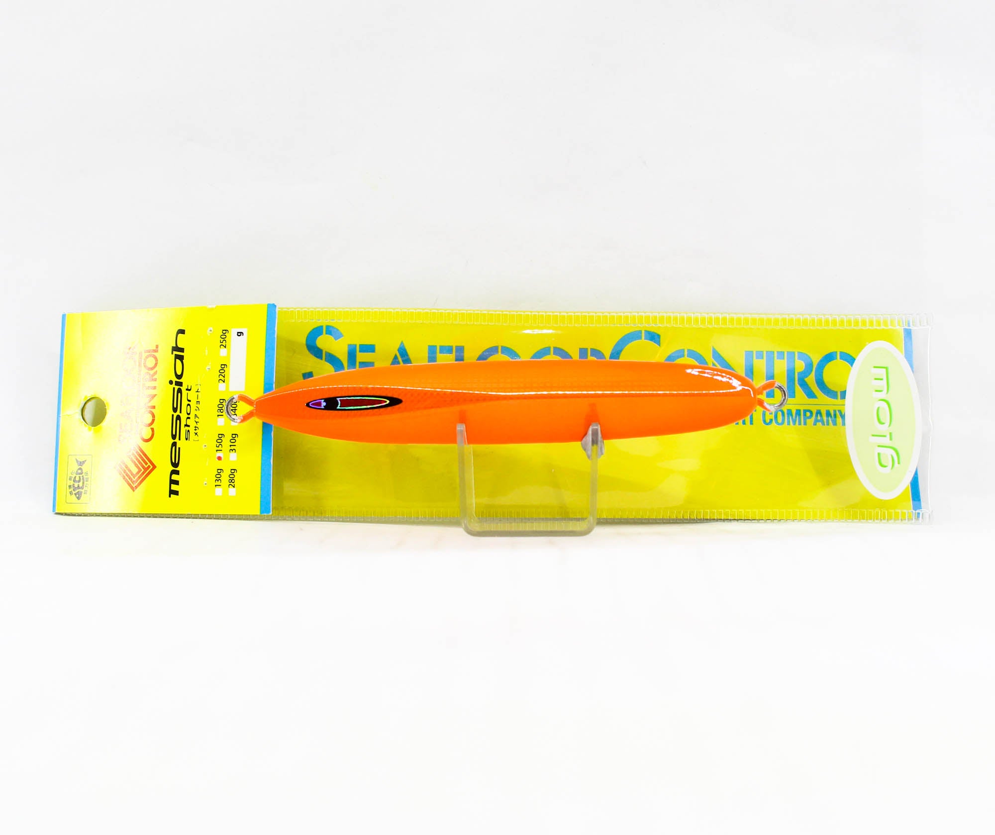 Seafloor Control Metal Jig Messiah Short 150 grams Chart Orange ZGGR (5839)
