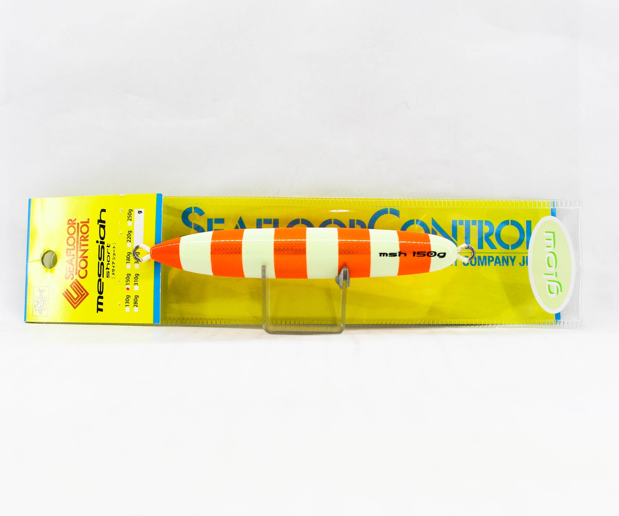 Seafloor Control Metal Jig Messiah Short 150 grams Chart Orange ZGGR (5839)