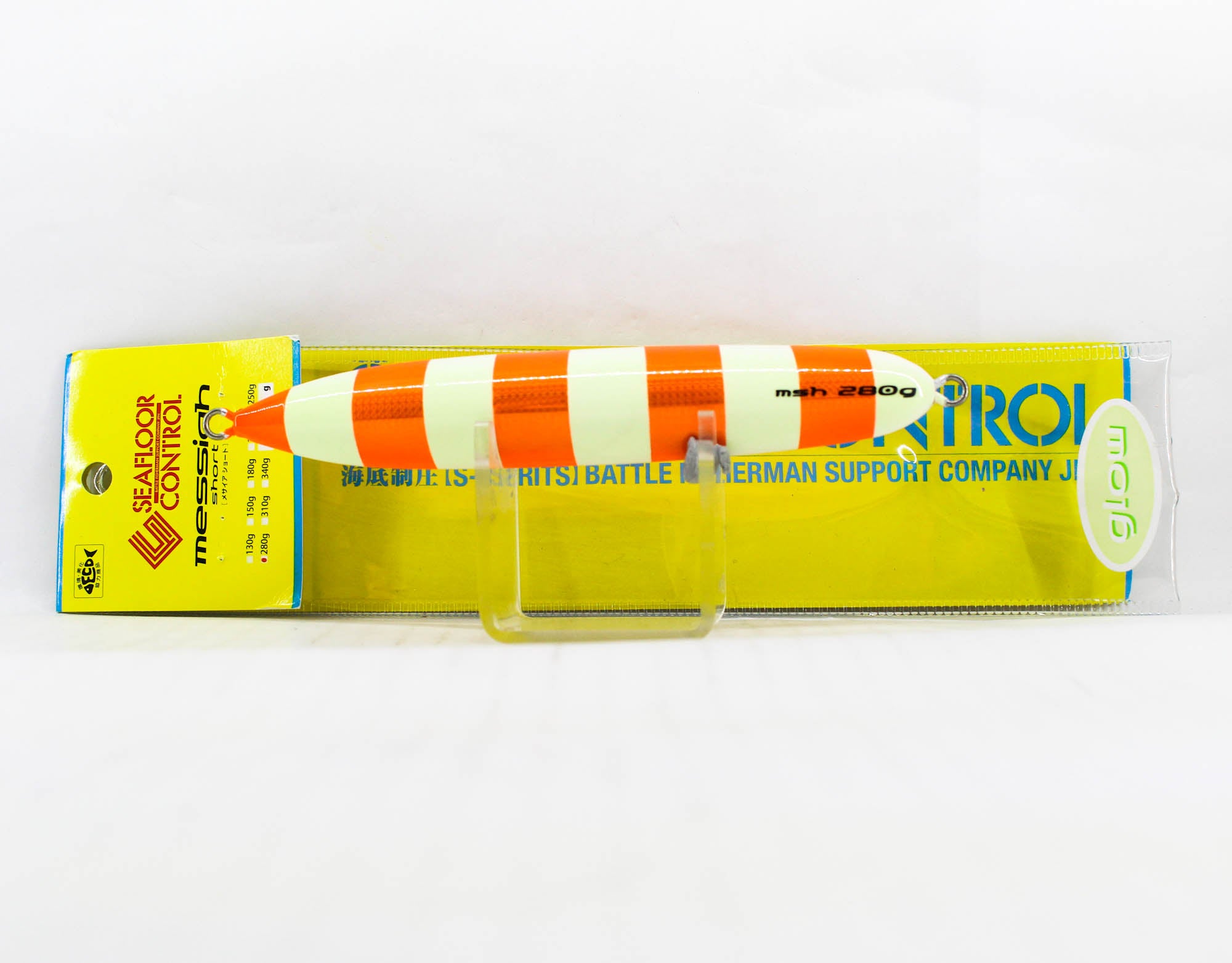 Seafloor Control Metal Jig Messiah Short 280 grams Chart Orange ZGGR (5877)