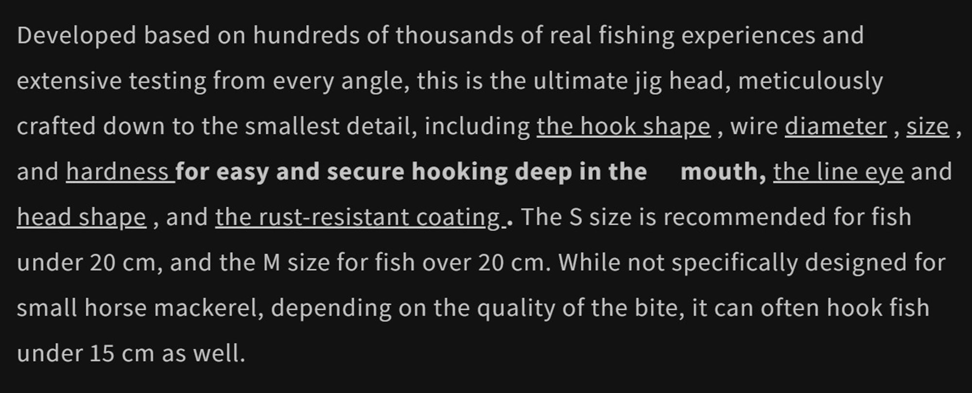 Mizar Jig Head Terns Head Size S 1.6 grams (0402)