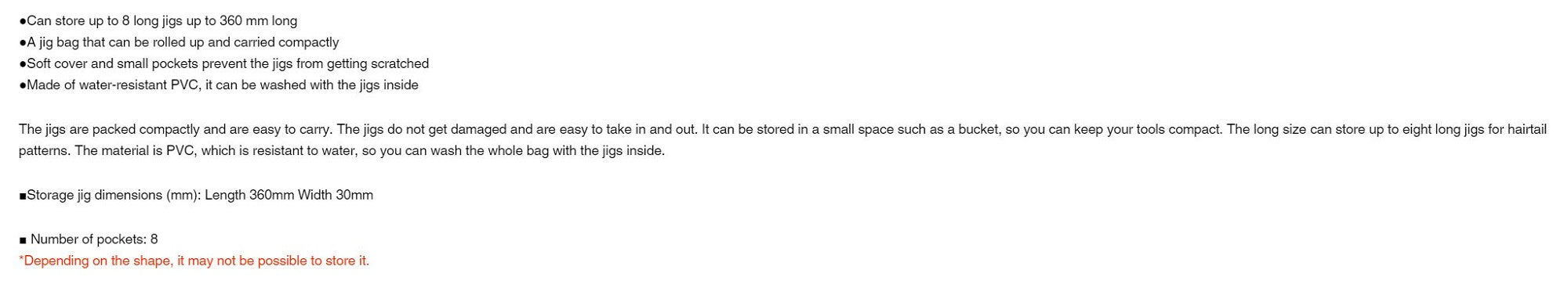 Dress Roll Jig Bag Long 380 x 350mm (4270)