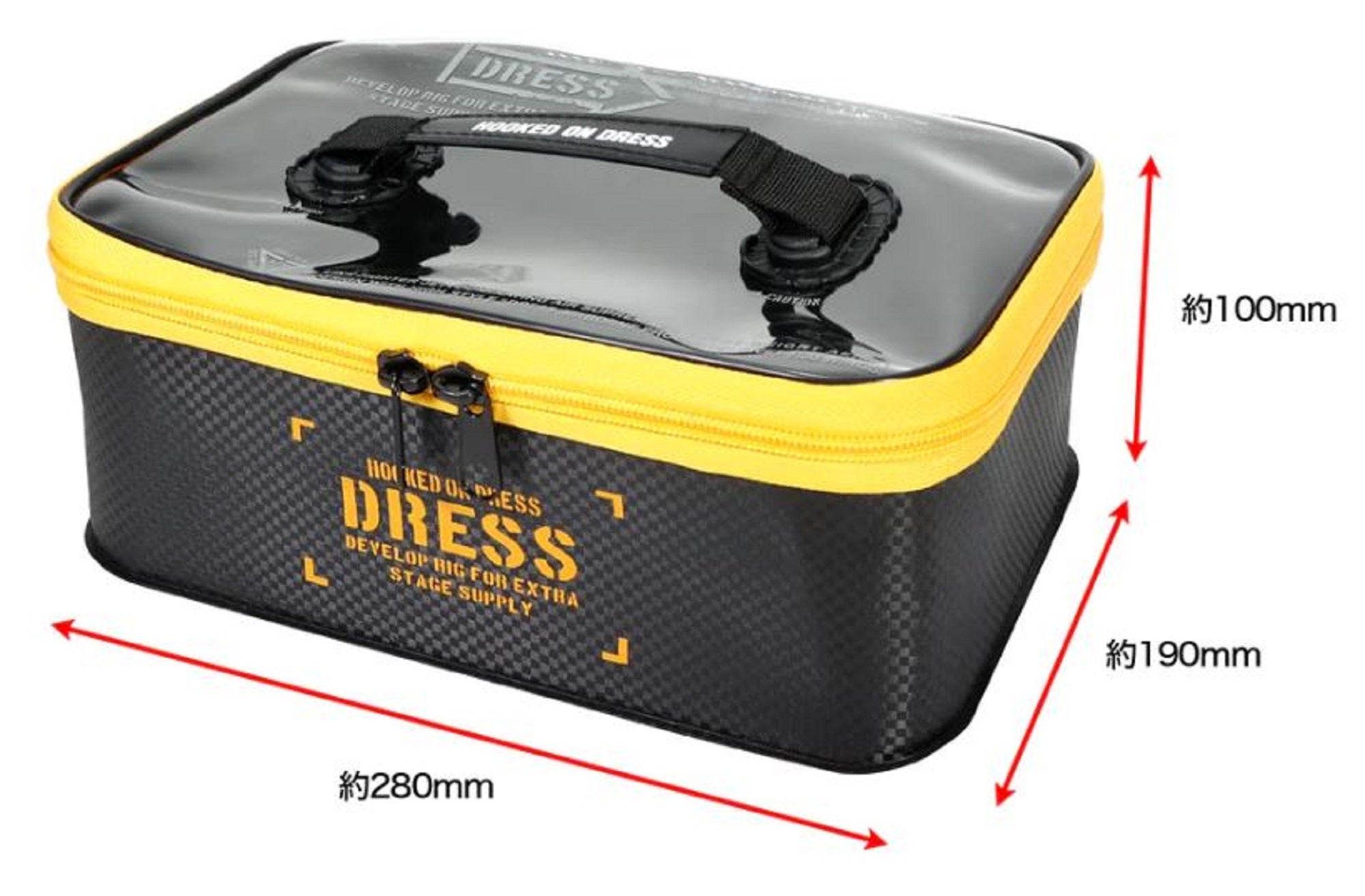 Dress Tackle Box Folding Tackle Box Multi Size W 190 x 280 x 100mm (7325)