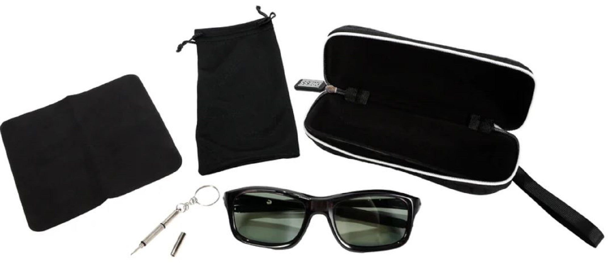 Dress Polarised Fishing Sunglasses Smart Zeroten Instant Dim Black (8315)