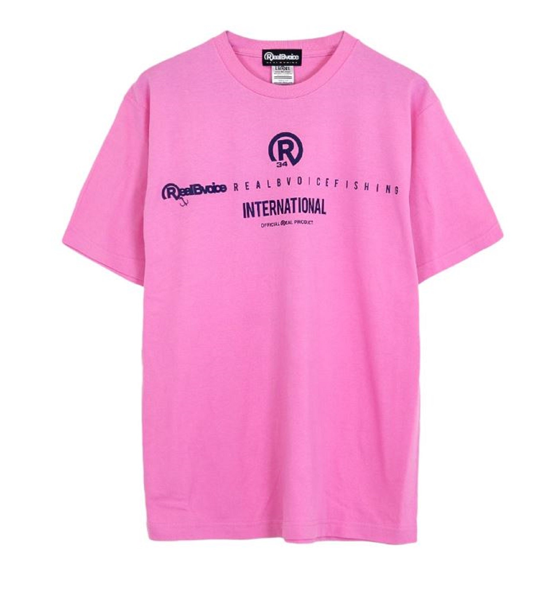 Real B Voice FH-001 T-Shirt Short Sleeve GT Size 2XL Pink (1110)