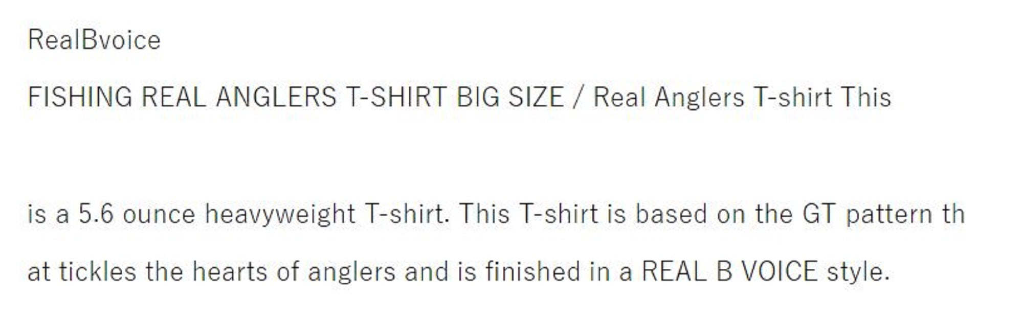 Real B Voice FH-001 T-Shirt Short Sleeve GT Size 2XL Pink (1110)