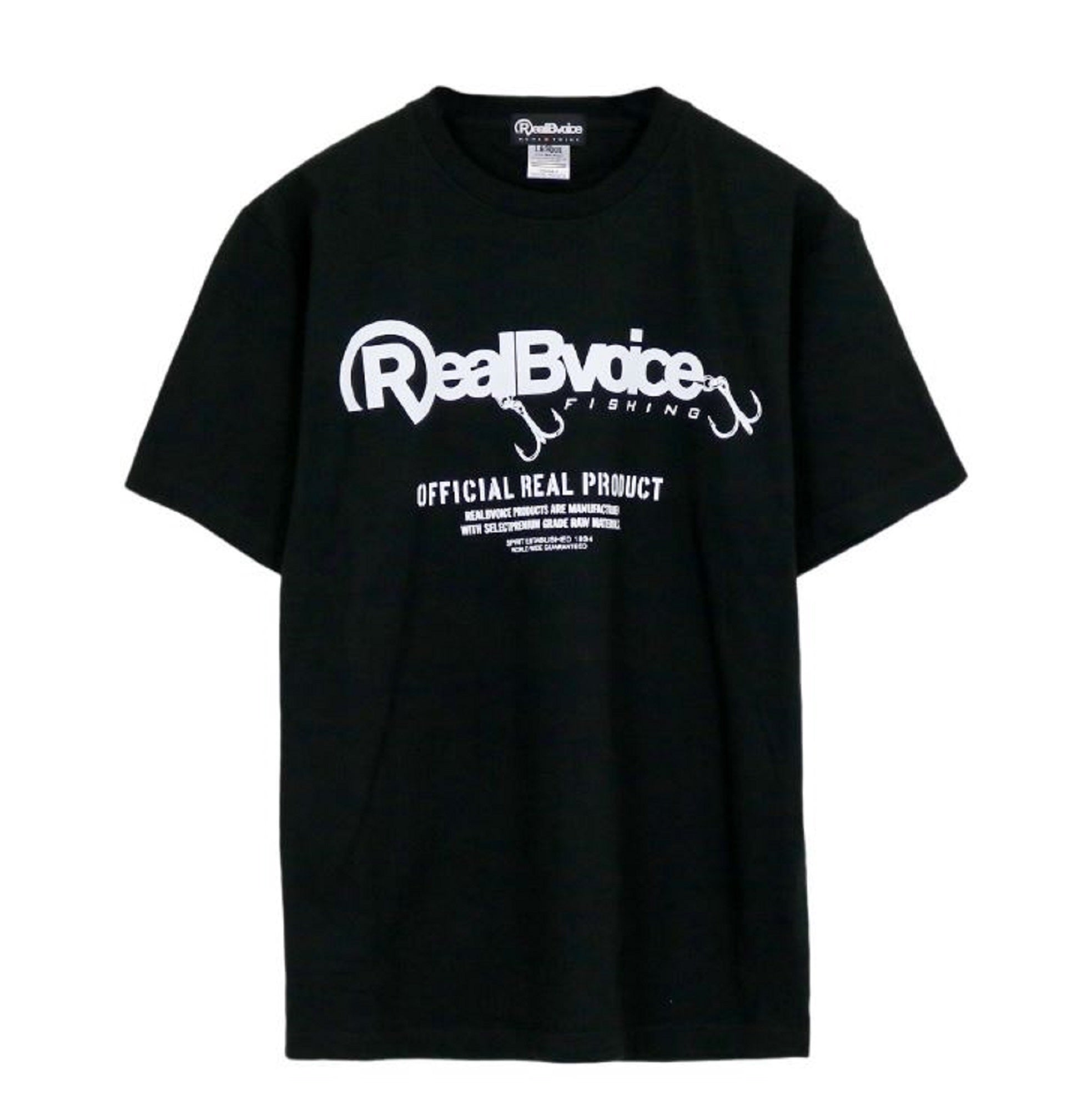 Real B Voice FH-002 T-Shirt Short Sleeve Dai Size XL Black (1158)