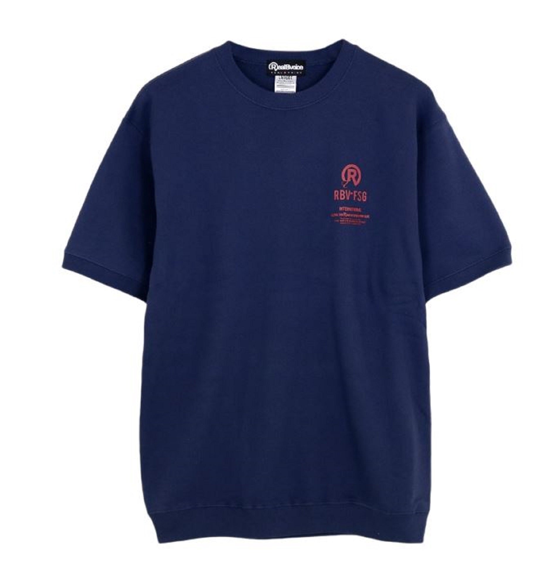 Real B Voice FH-015 Sweat Shirt Short Sleeve RBV Size L Indigo (3749)