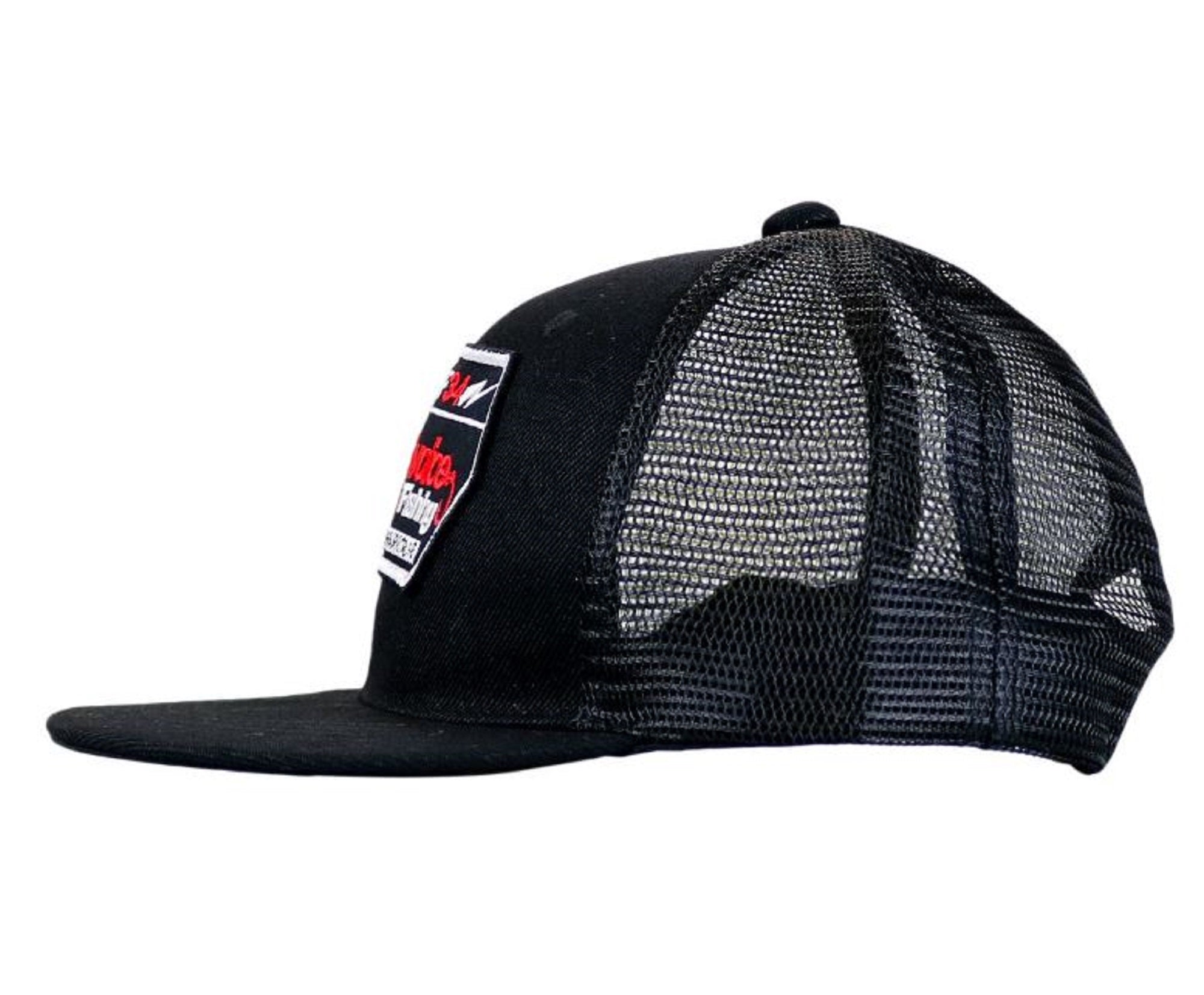 Real B Voice FH-016 Cap Flat Size Free Black Mesh (3800)