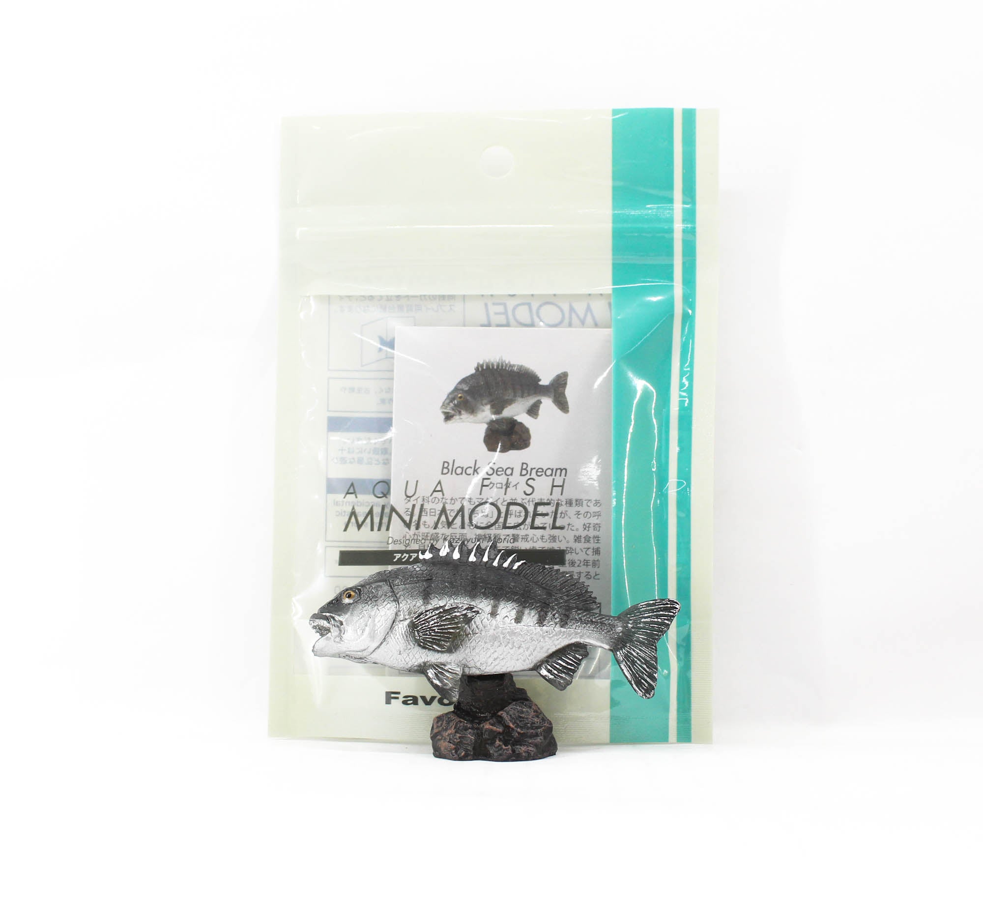 Favorite AF-203 Display Figurine Kurodai Black Porgy 78 x 27 x 47mm (4444)
