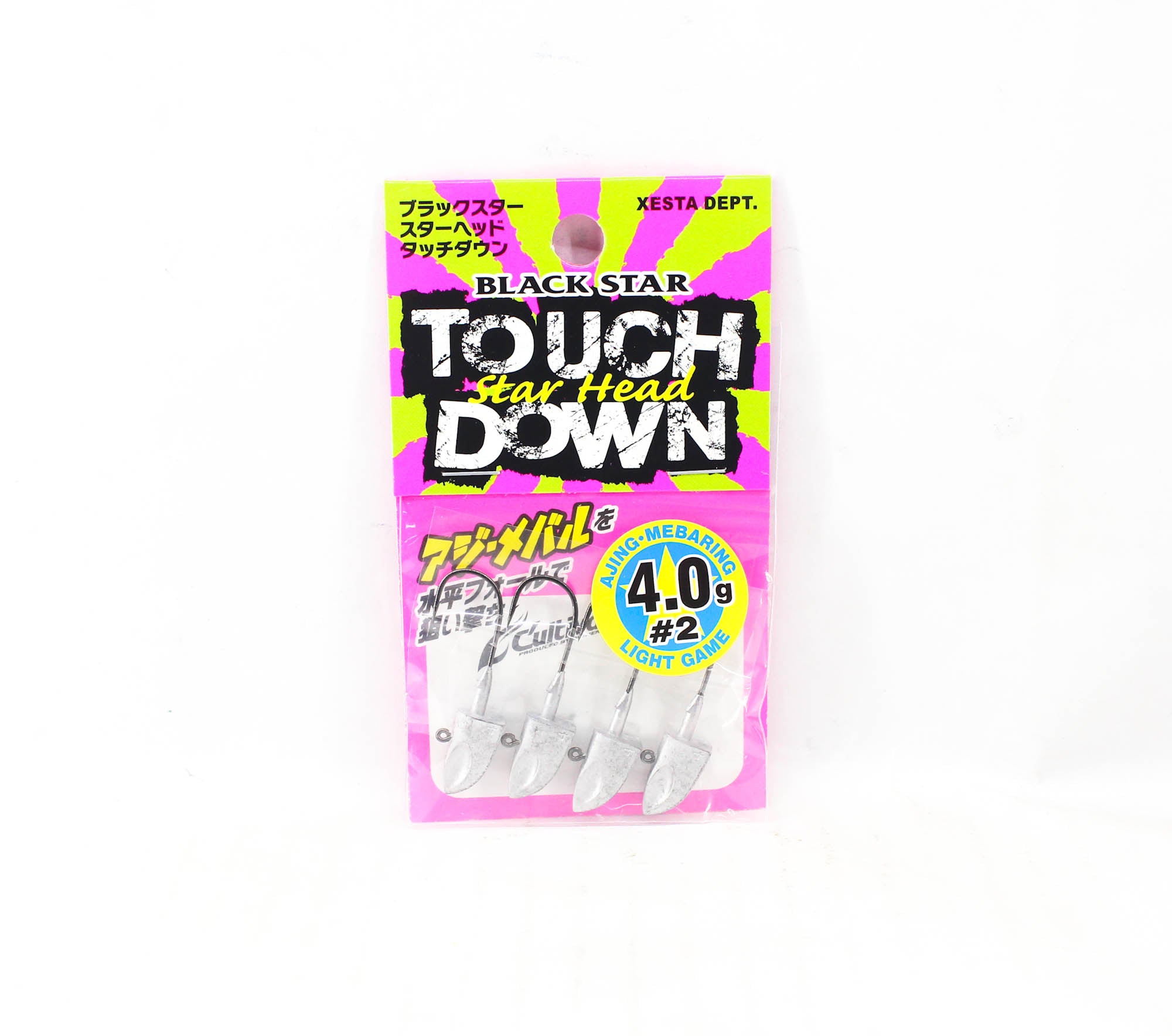 Xesta Jig Head Star Head Touch Down 4 grams Size 2 (8226)