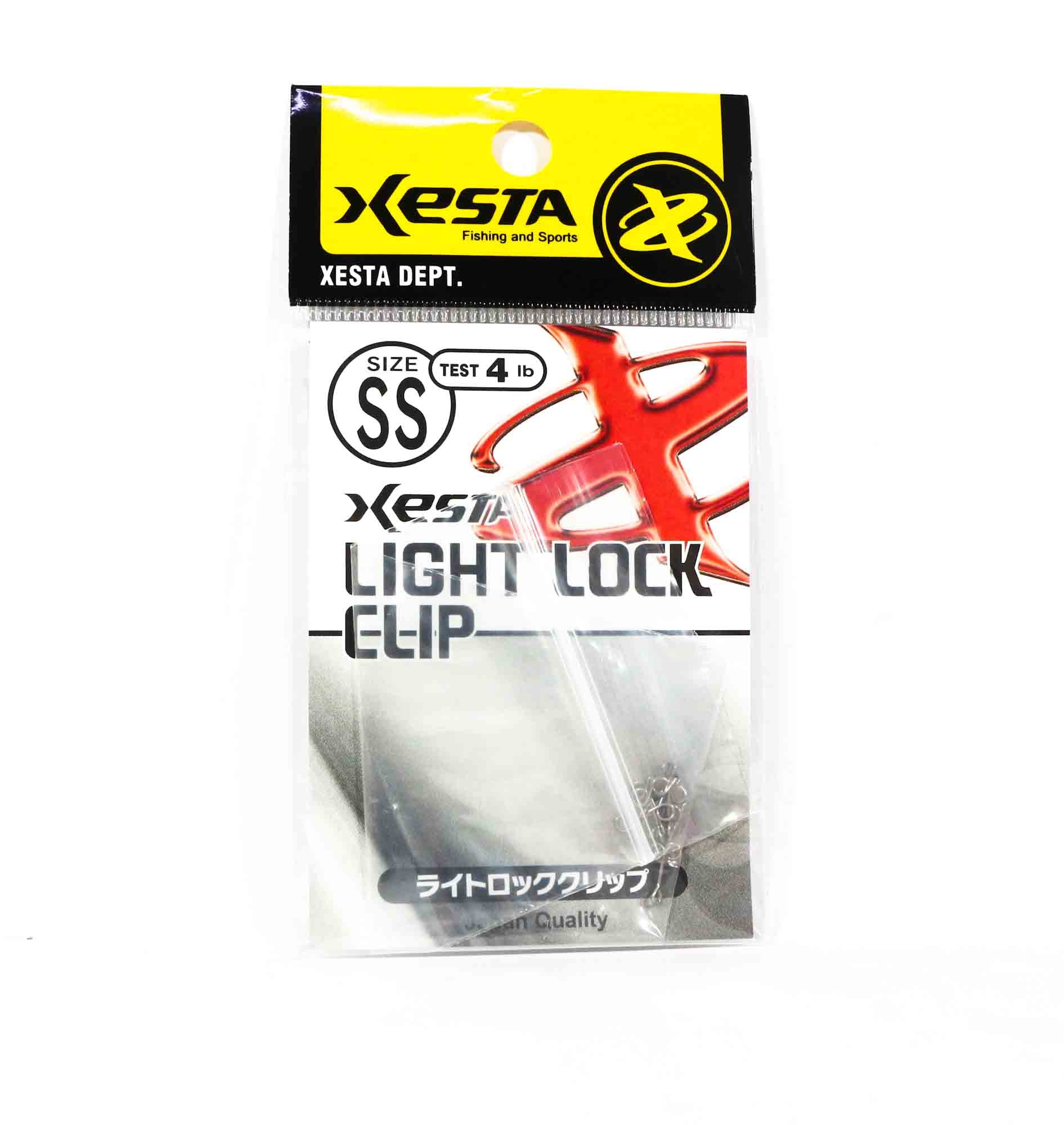 Xesta Light Lock Clip Small pack Size SS-4lb, 10 pc per pack (3831)