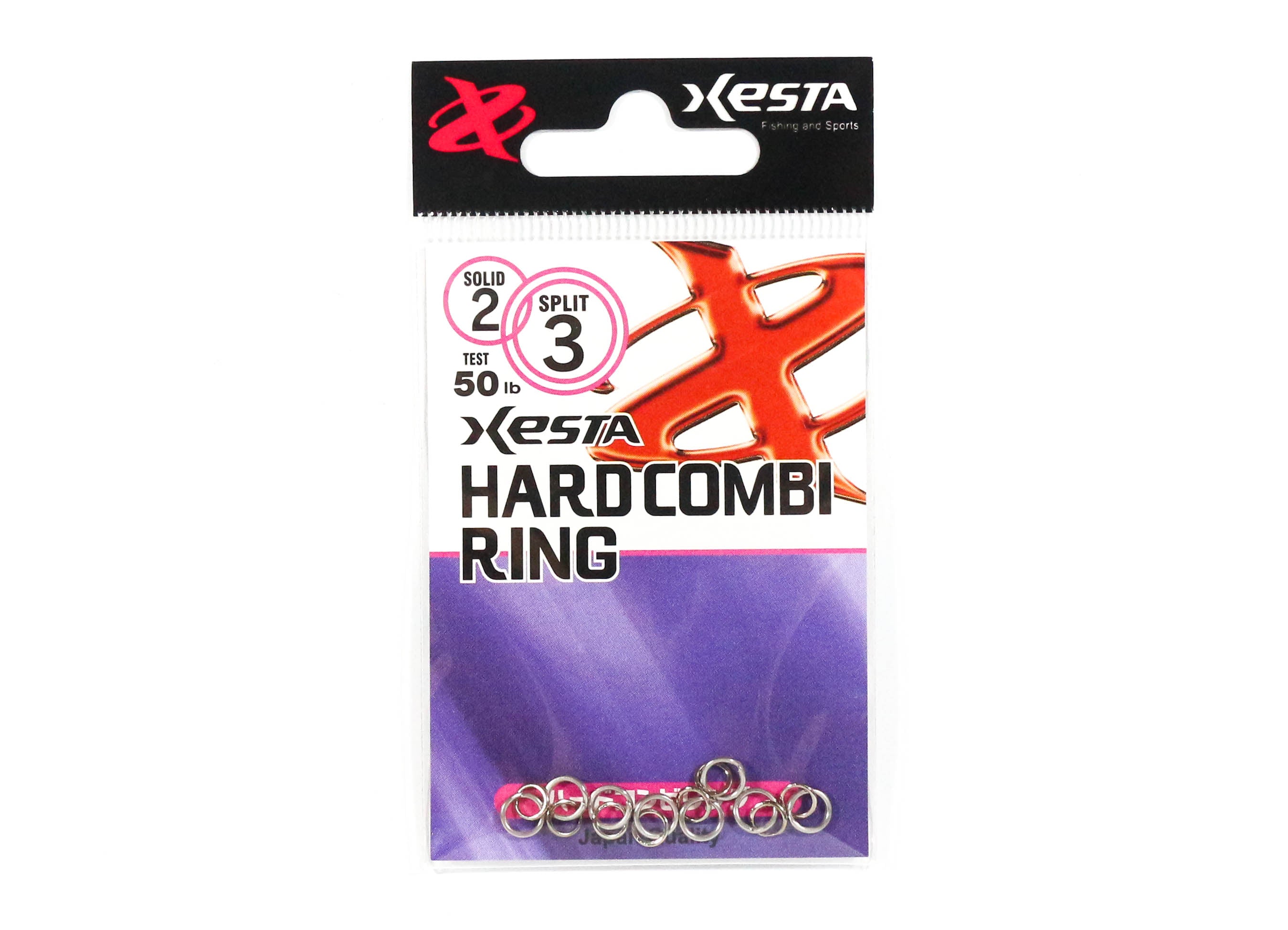Xesta Hard Combi Ring Size 2-3 50 lb , 8 Pieces (5095)