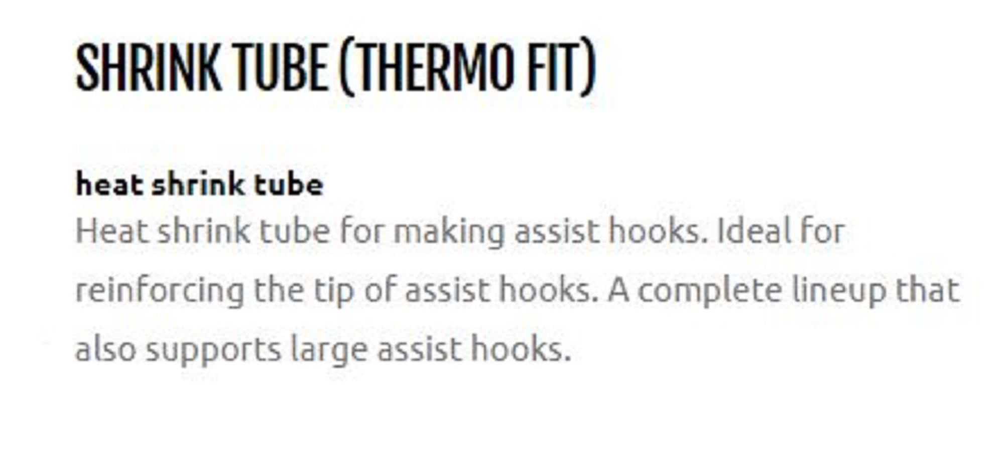 Xesta Heat Shrink Tube Clear for Fishing Rigging Size 4 x 100cm (5422)