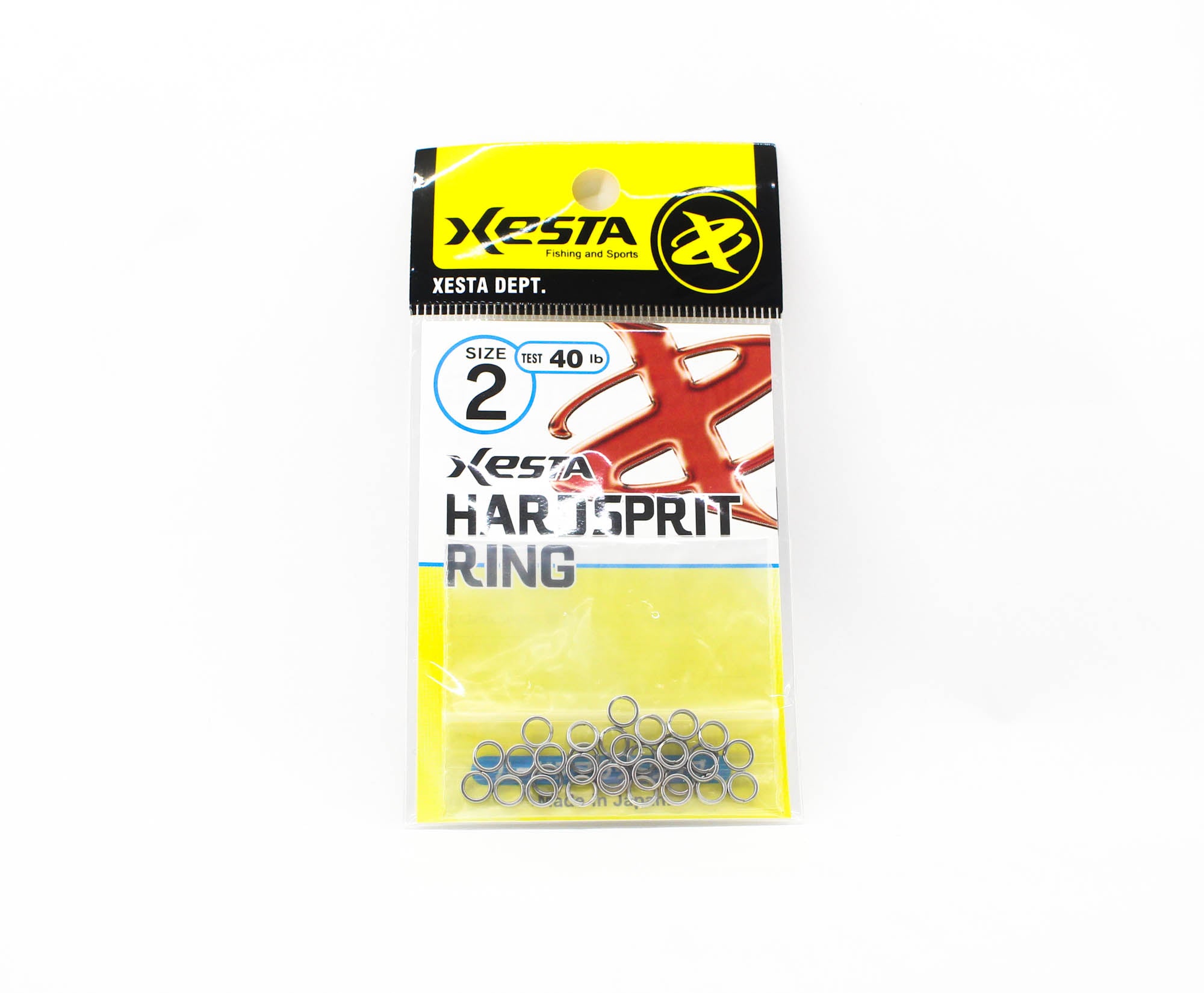 Xesta Hard Split Ring Size 2, 40lb, 32 pieces (1881)