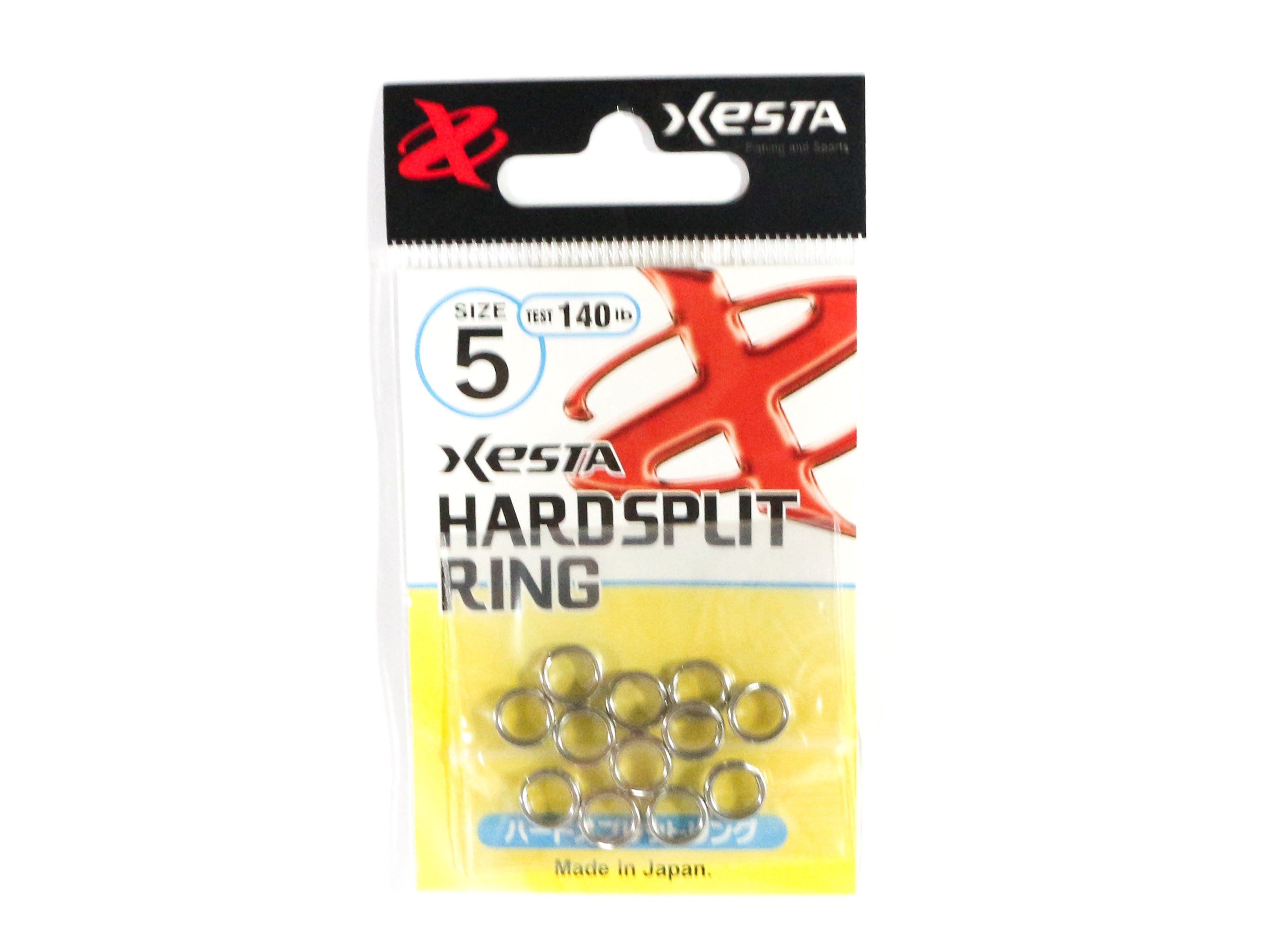 Xesta Hard Split Ring Size 5, 140lb, 12pieces (1911)