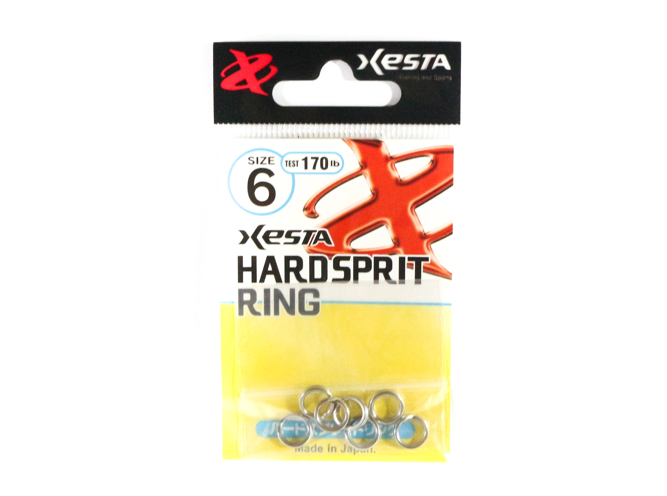 Xesta Hard Split Ring Size 6, 170lb, 7 pieces (1928)