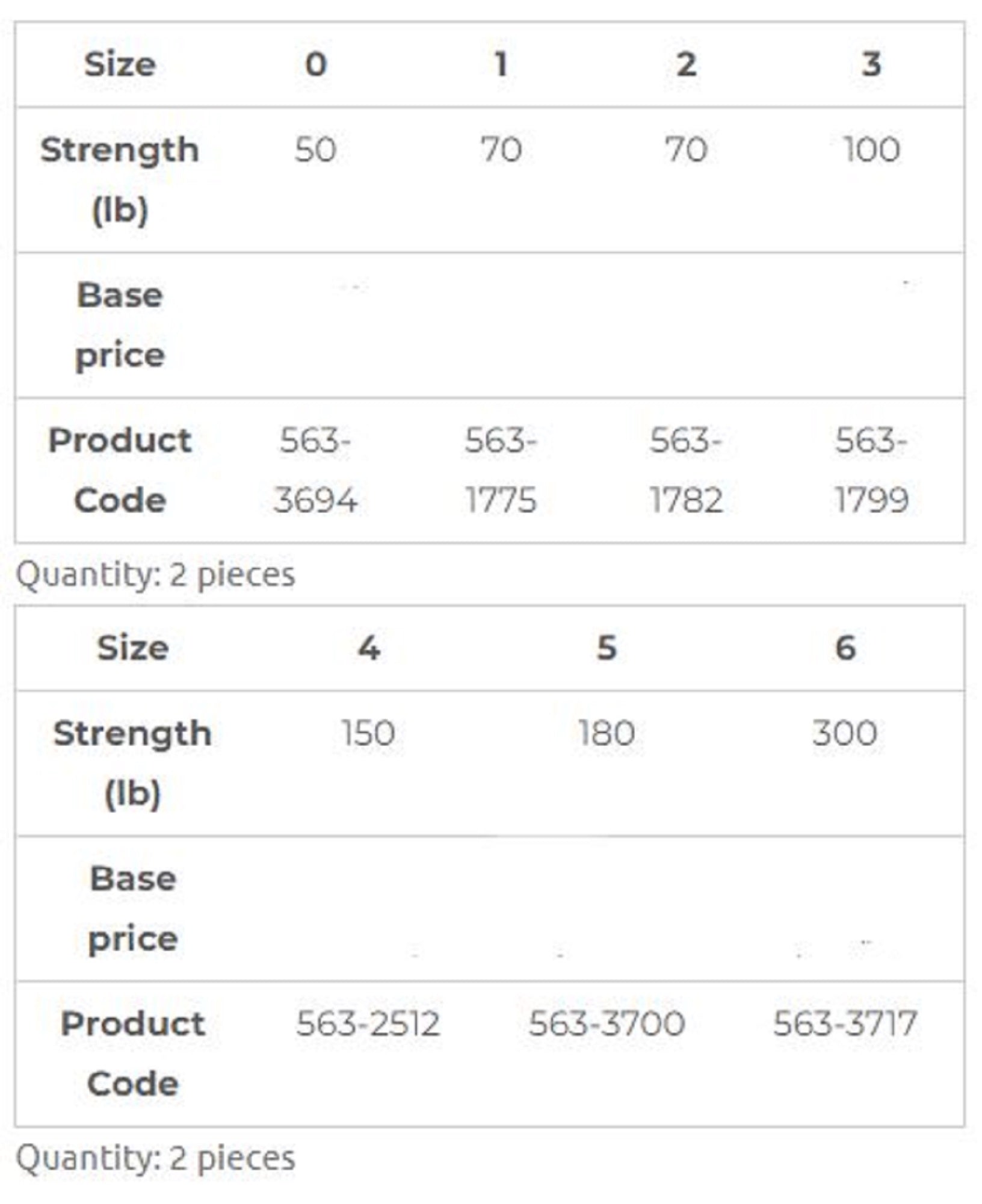 Xesta BB Hard Lock Snap Swivel Size 5 180 lb , 2 pieces (3700)