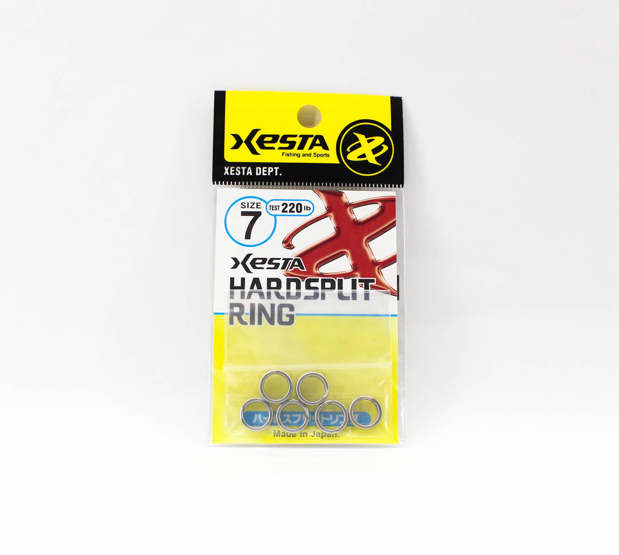 Xesta Hard Split Ring Size 7, 220lb, 6 pieces (4813)