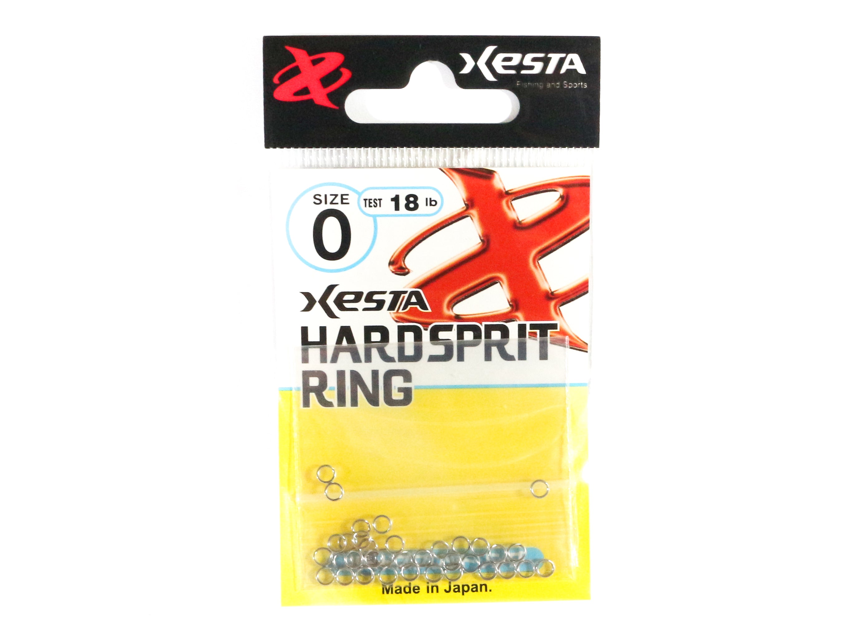 Xesta Hard Split Ring Size 0, 18lb, 36 pieces (4851)